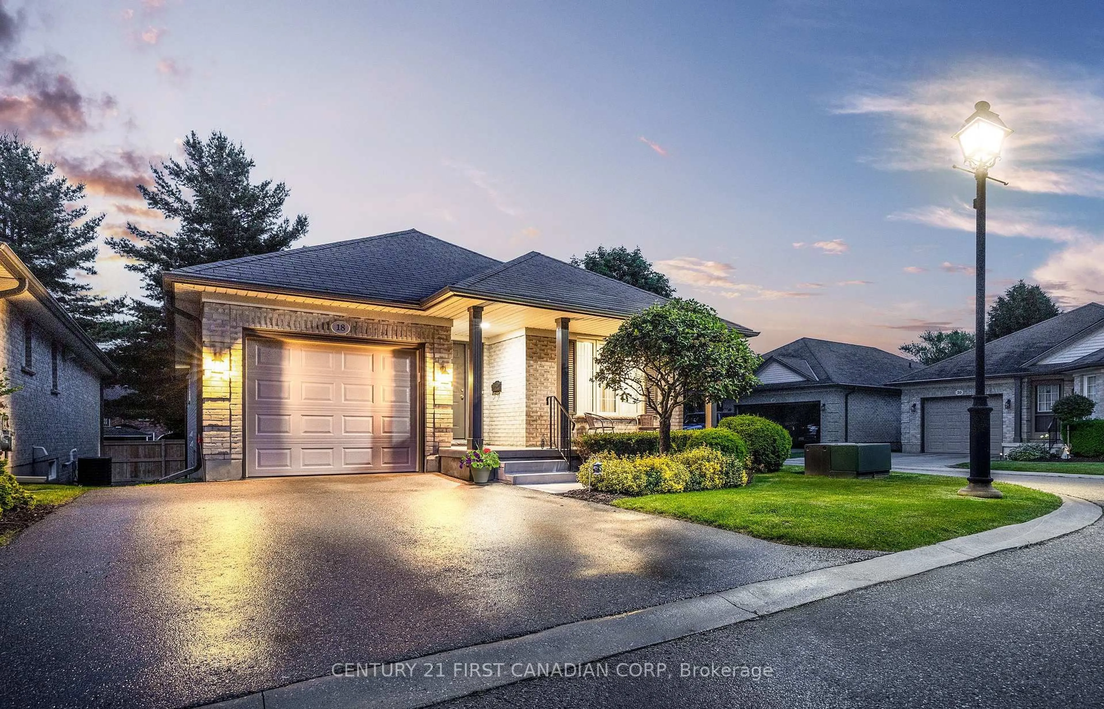Home with brick exterior material, street for 20 Windermere Pl #18, St. Thomas Ontario N5R 6H6