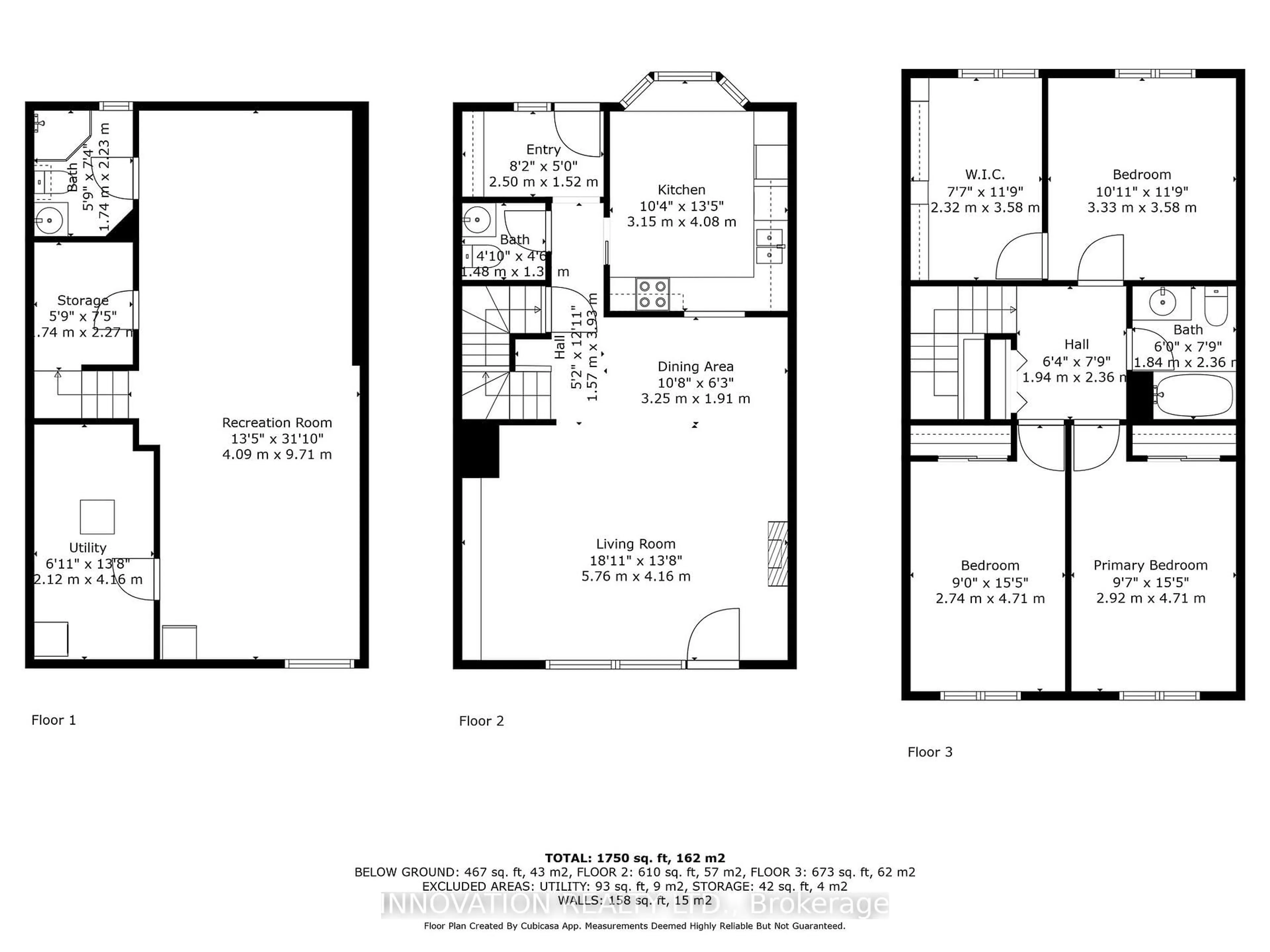 Floor plan for 203 Monterey Dr, Ottawa Ontario K2H 7A9