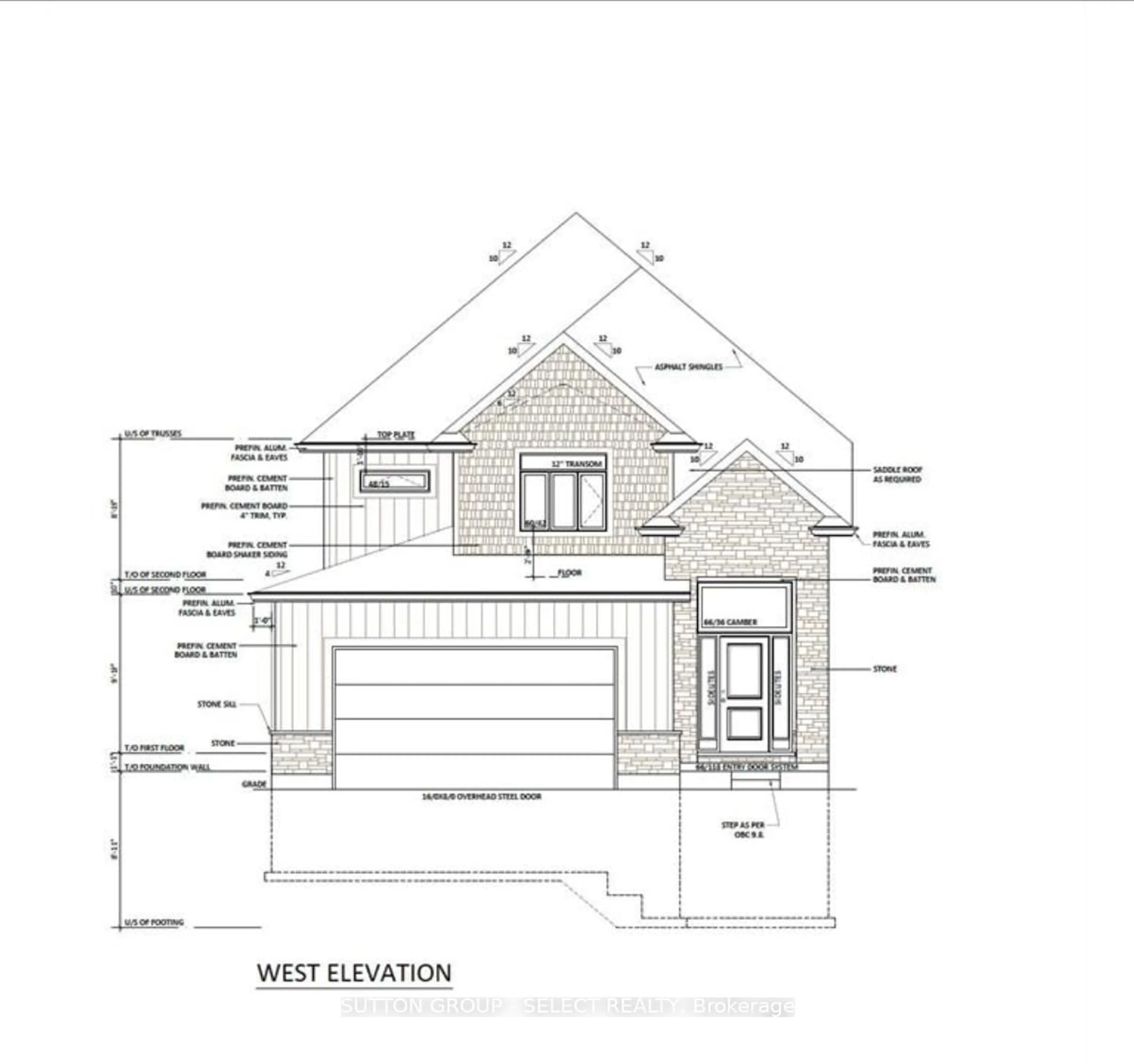 Floor plan for LOT 26 BRISCOE Cres, Strathroy-Caradoc Ontario N7G 0G3