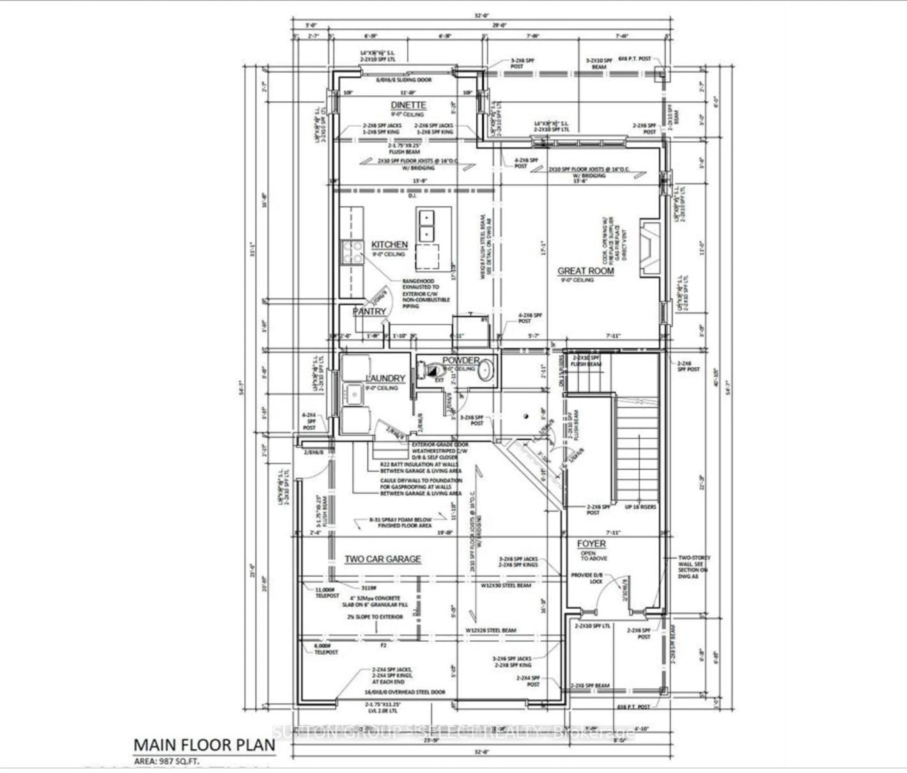Floor plan for LOT 26 BRISCOE Cres, Strathroy-Caradoc Ontario N7G 0G3