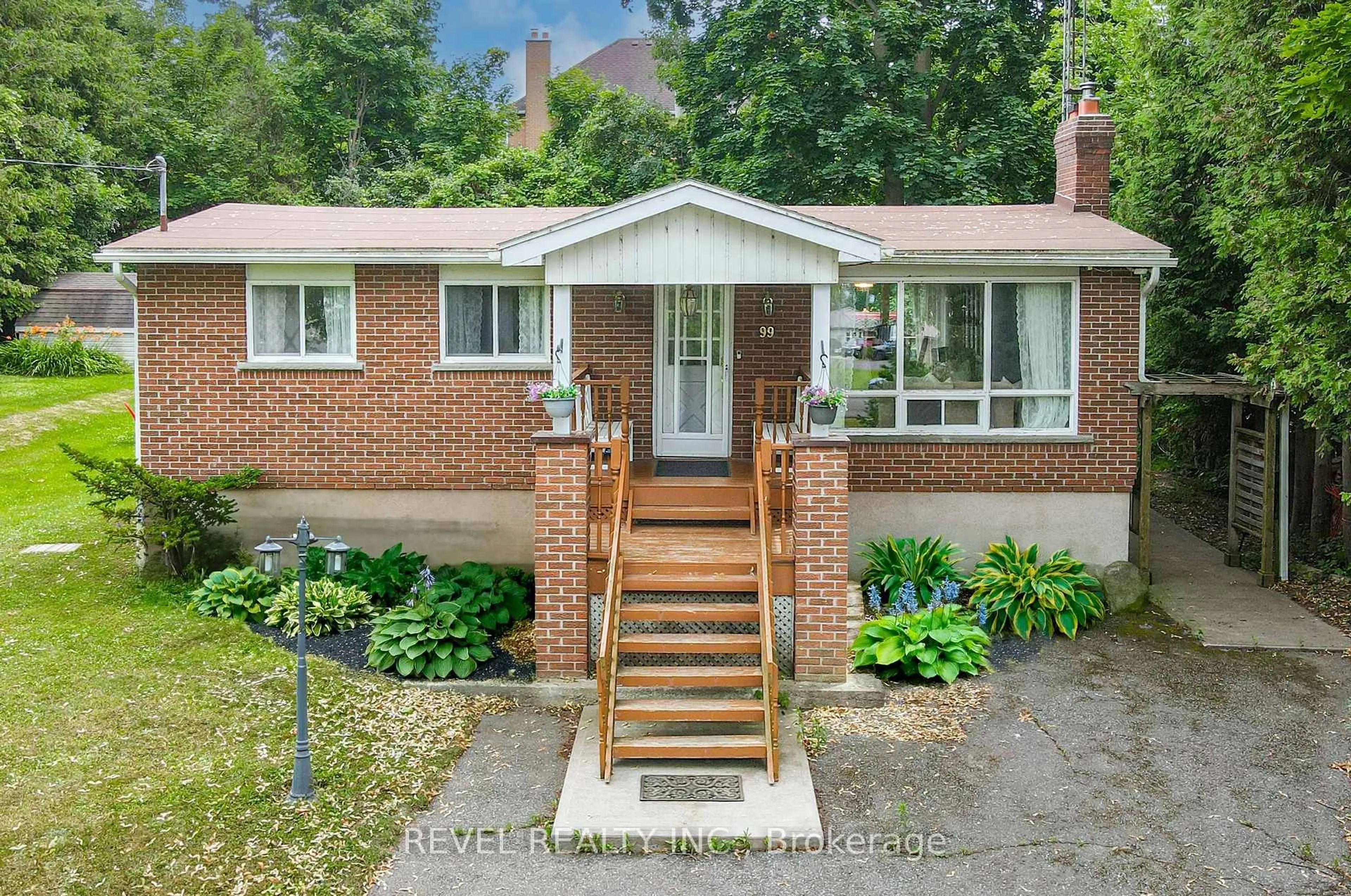 Home with brick exterior material, street for 99 Bowen Rd, Kawartha Lakes Ontario K0M 2C0
