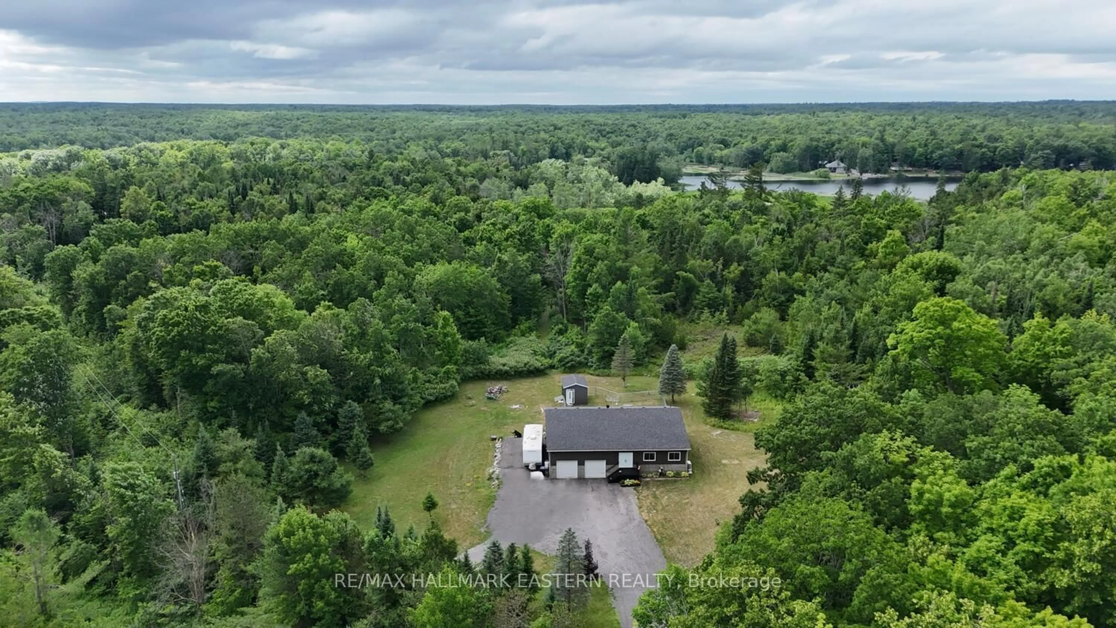 A pic from outside/outdoor area/front of a property/back of a property/a pic from drone, water/lake/river/ocean view for 178 Roma Lane, Limoges Ontario K0K 2M0