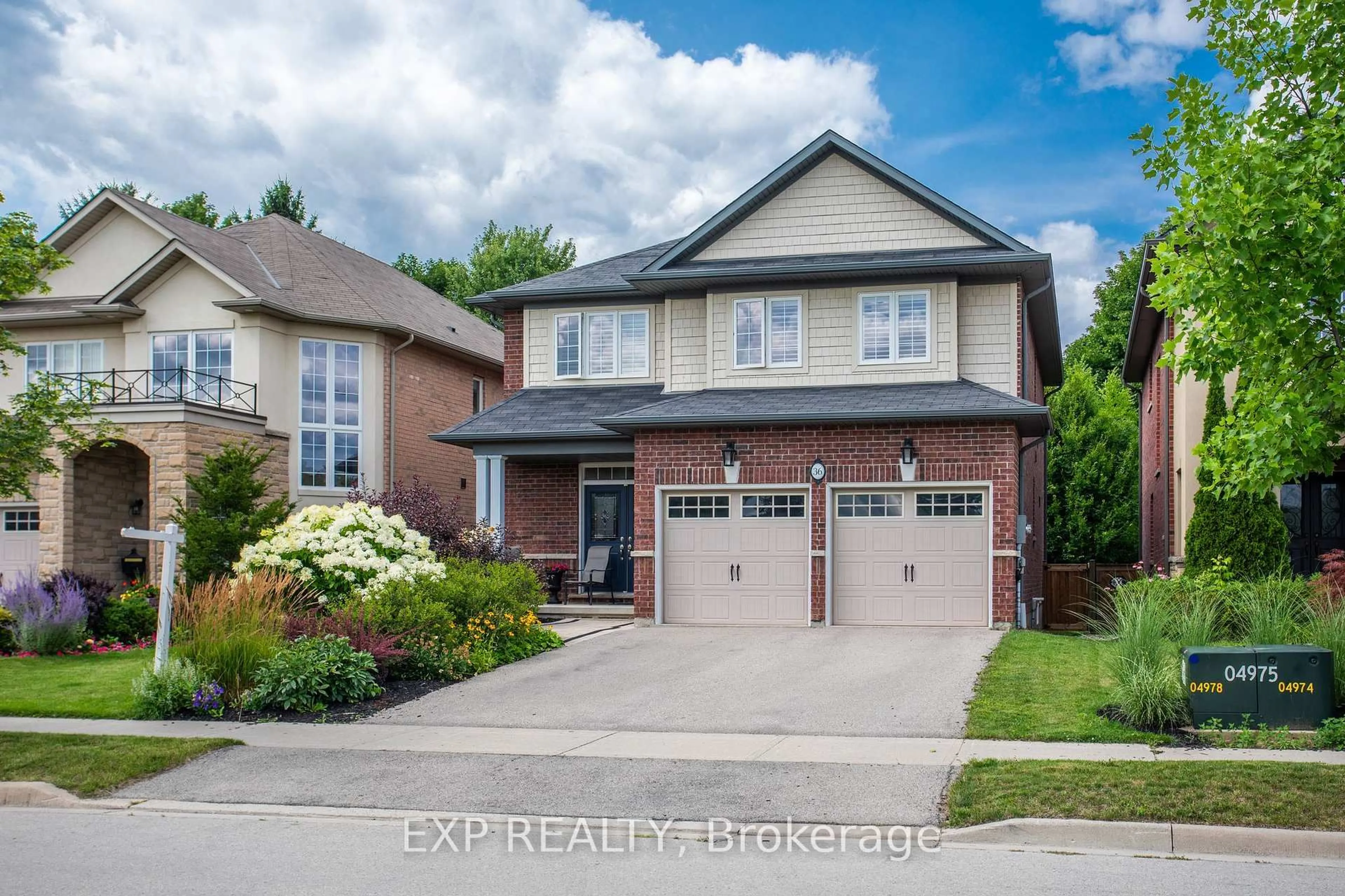 Home with brick exterior material, street for 36 Secinaro Ave, Hamilton Ontario L9G 0C6