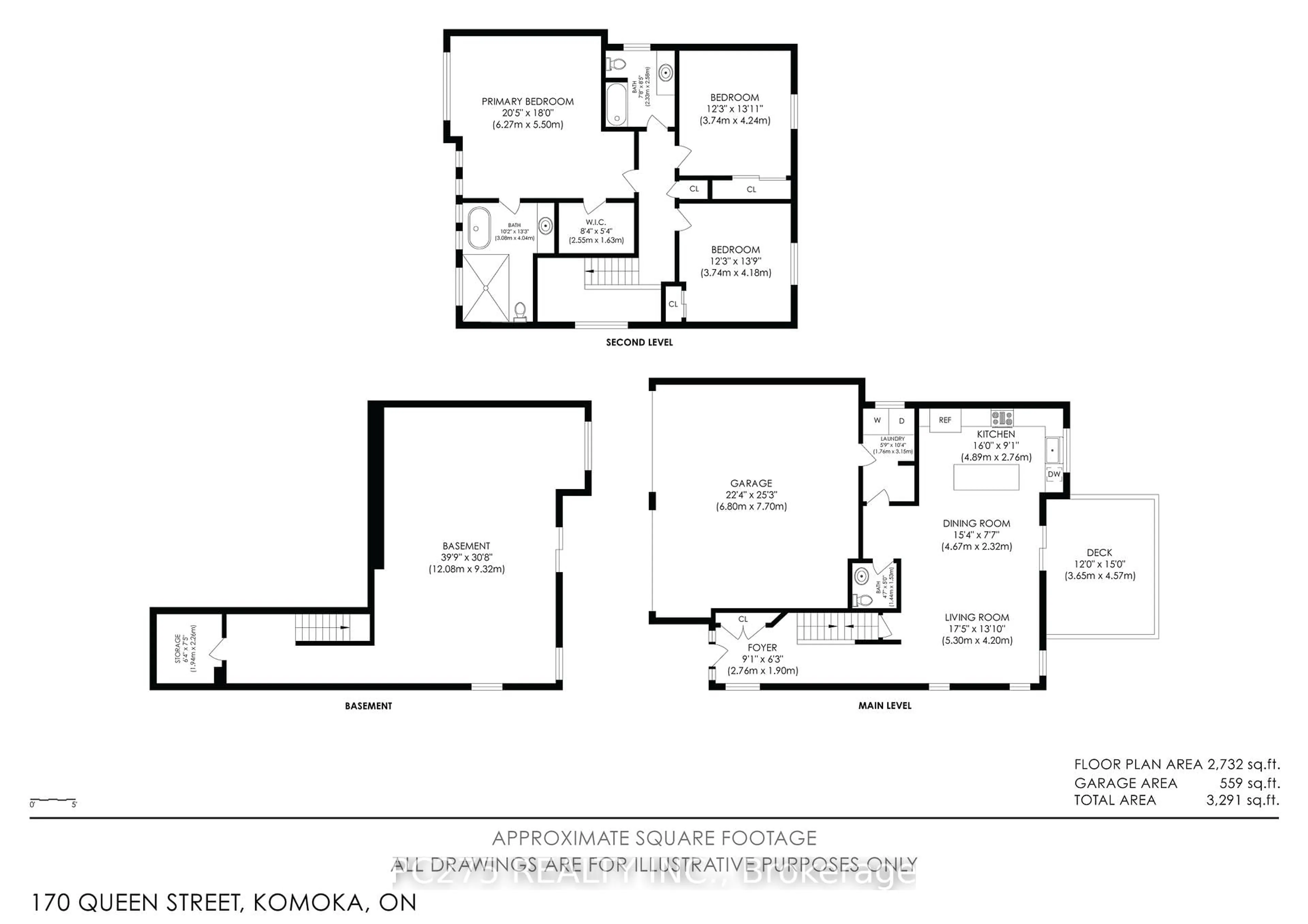 Floor plan for 170 Queen St, Middlesex Centre Ontario N0L 1R0