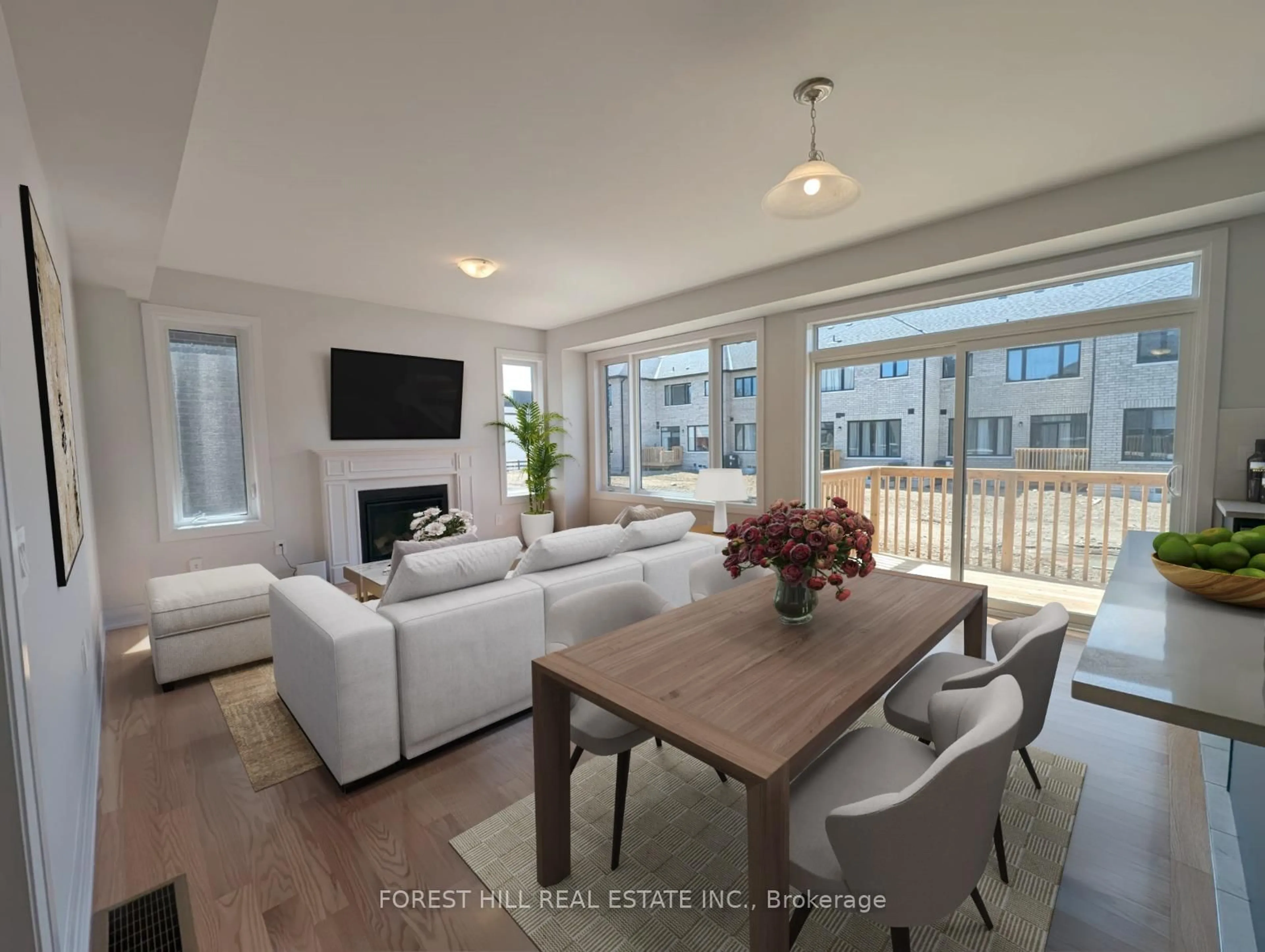 Living room with furniture, wood/laminate floor for 146 St Joseph St, Kawartha Lakes Ontario K9V 0R8