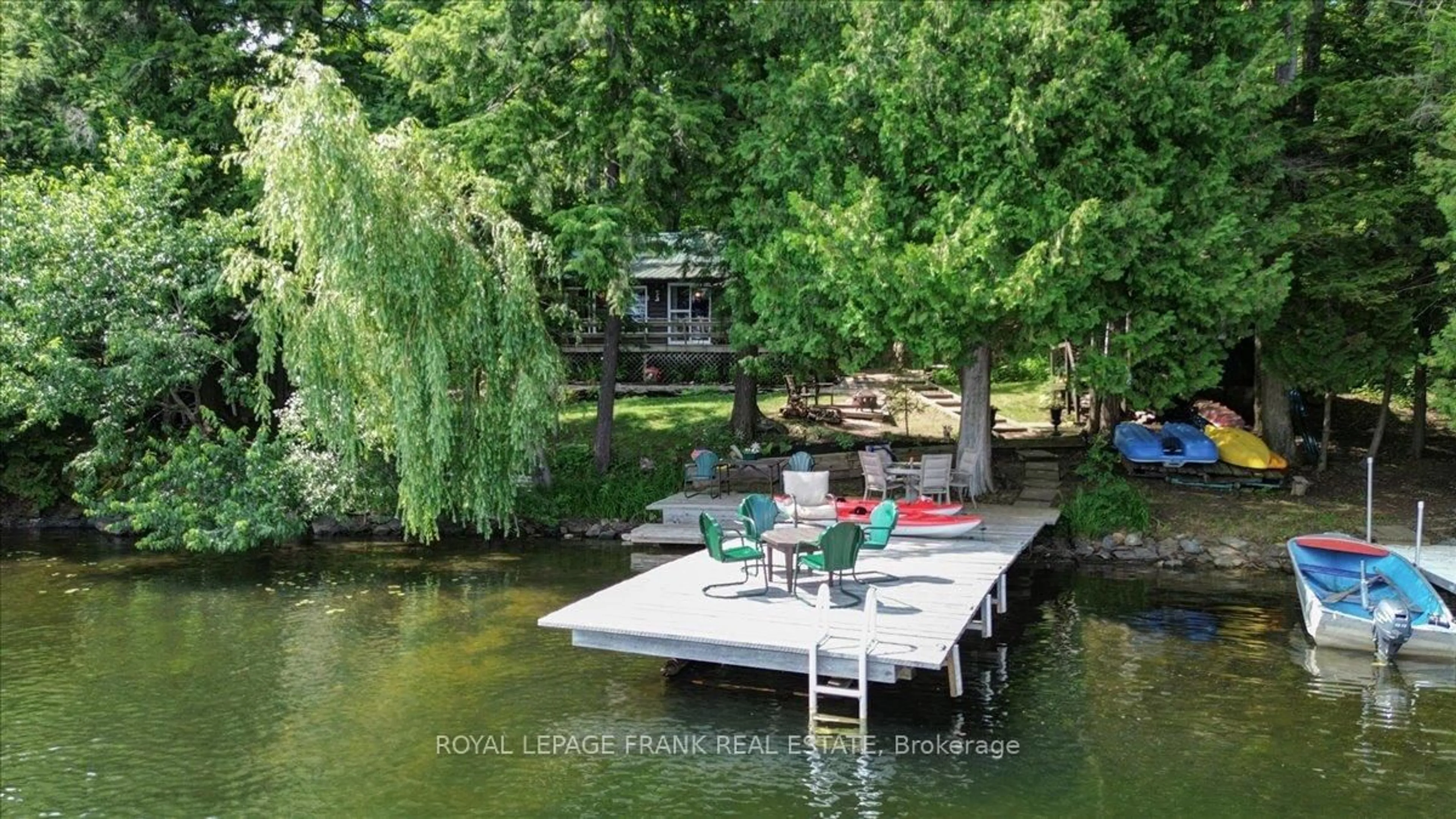 Patio, water/lake/river/ocean view for 48 Bay View Lane, Hastings Ontario K0L 1W0