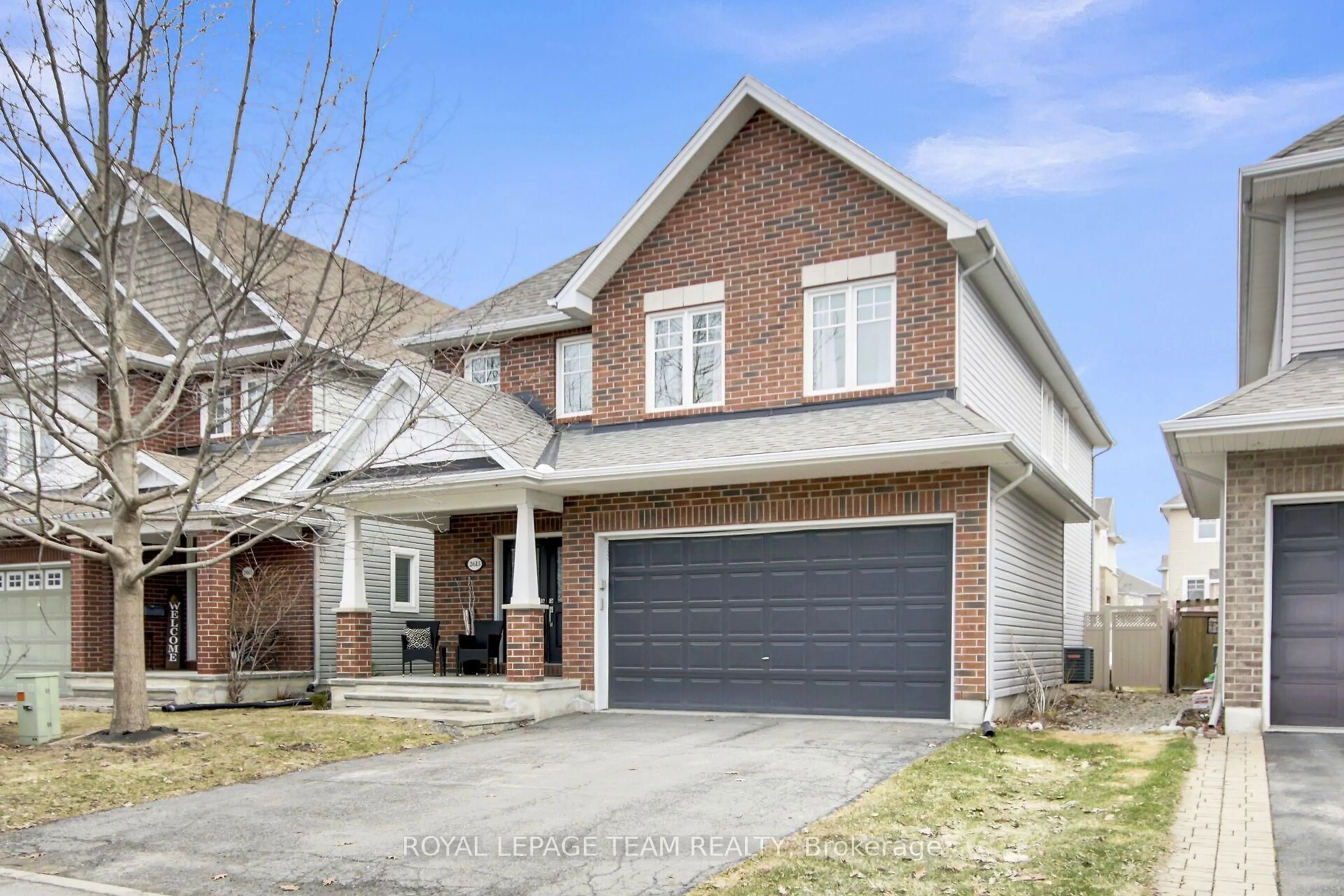 Home with brick exterior material, street for 2613 Half Moon Bay Rd, Ottawa Ontario K2J 0Z1