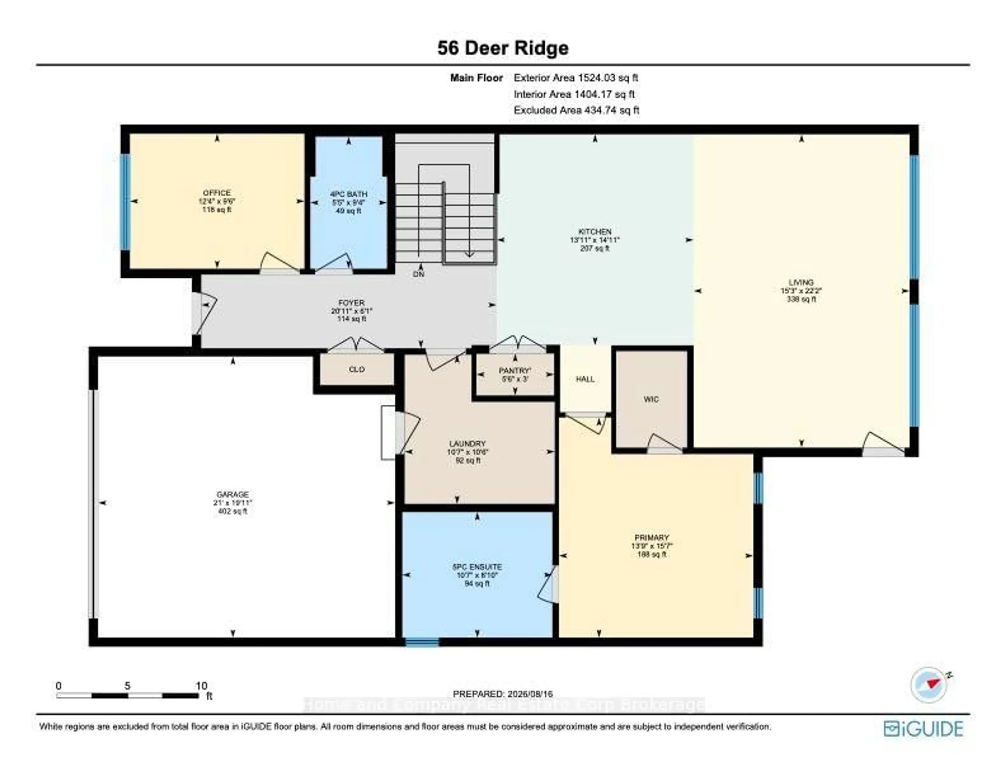 Floor plan for 56 DEER RIDGE Lane, Bluewater Ontario N0M 1G0