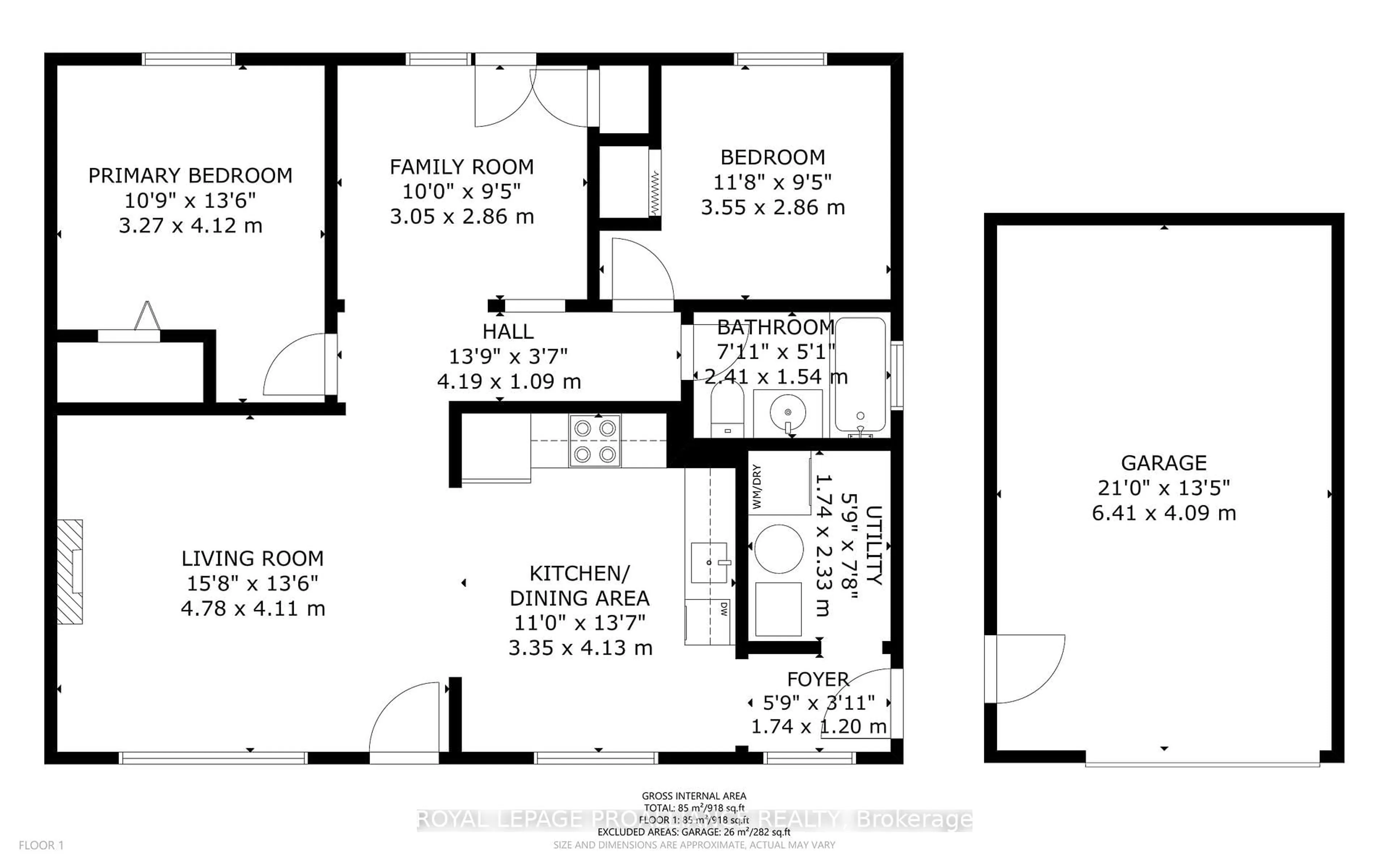 Floor plan for 48 Kidd Ave, Quinte West Ontario K8V 2C7