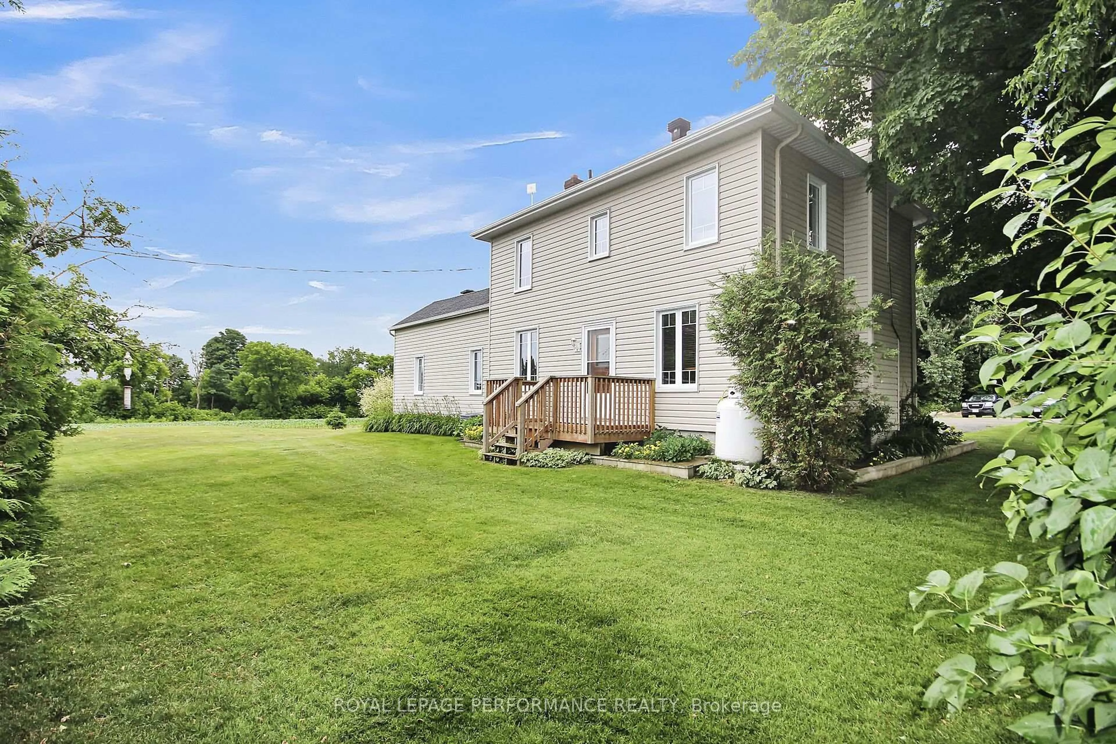 A pic from outside/outdoor area/front of a property/back of a property/a pic from drone, water/lake/river/ocean view for 9374 Marvelville Rd, Metcalfe Ontario K0A 2P0