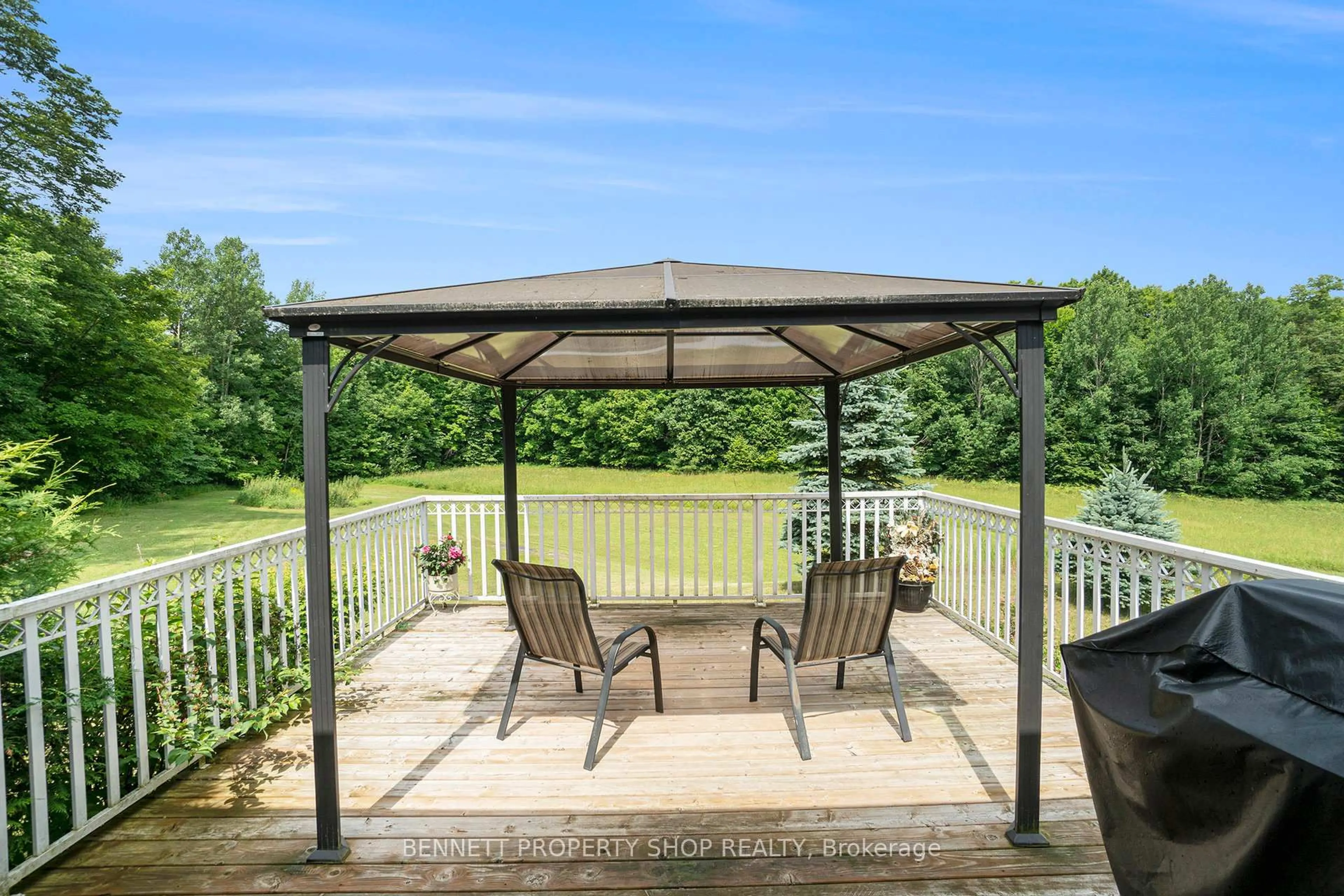 Patio, water/lake/river/ocean view for 3223 Bolingbroke Rd, Maberly Ontario K0H 2B0