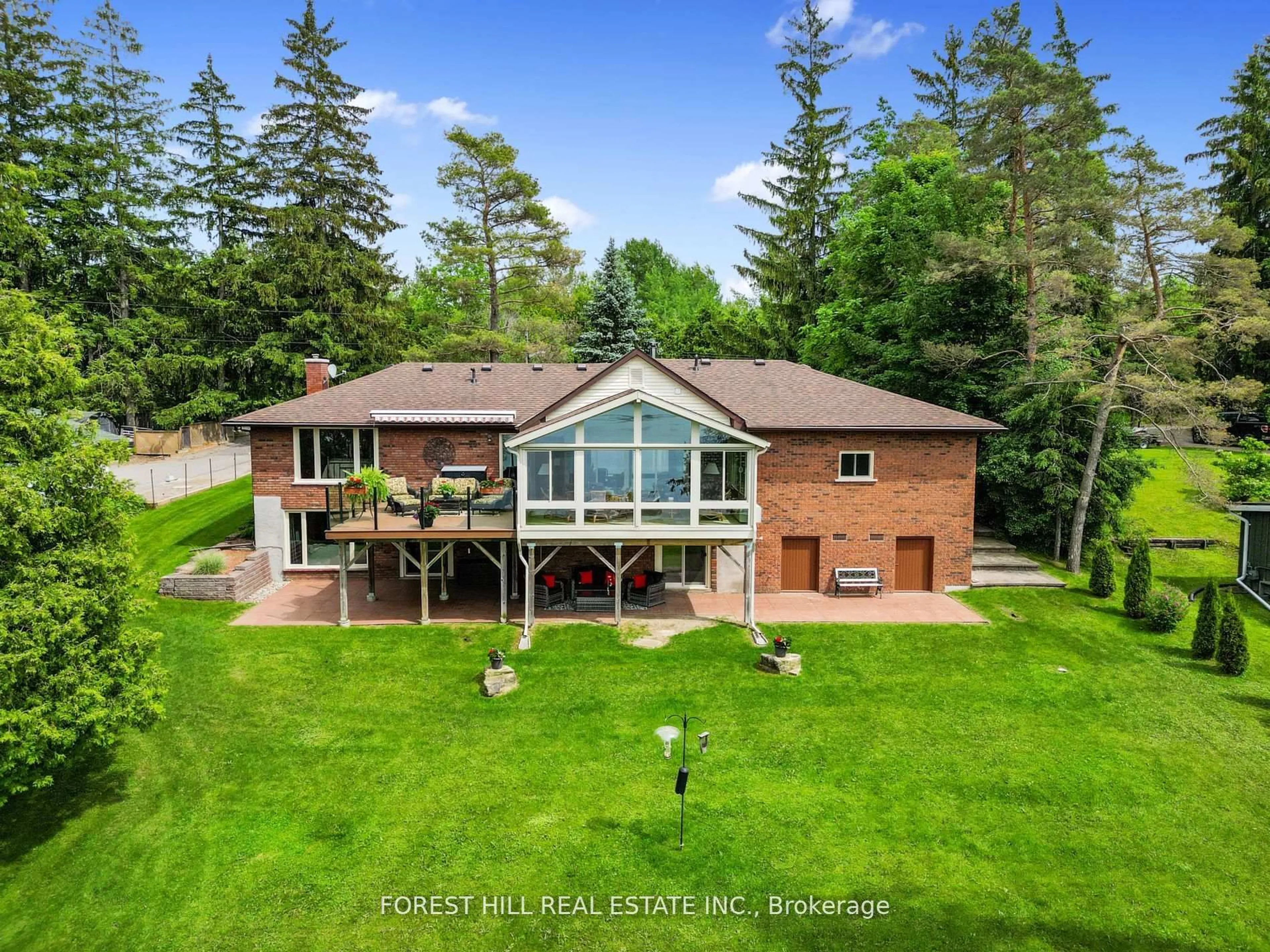 A pic from outside/outdoor area/front of a property/back of a property/a pic from drone, water/lake/river/ocean view for 360 Fife Ave, Selwyn Ontario K9J 0C6