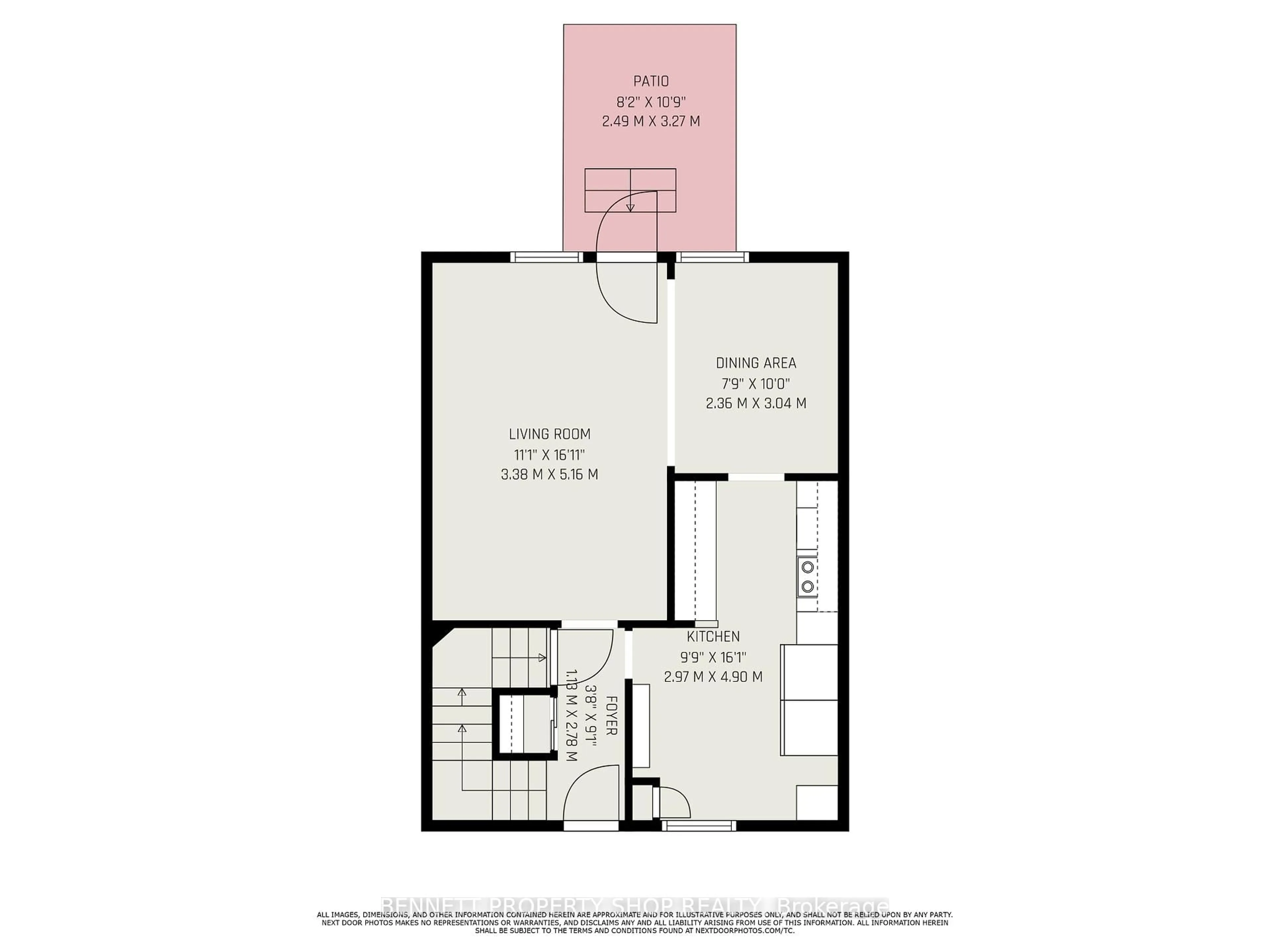 Floor plan for 267 Thistledown Crt #44, Ottawa Ontario K2J 1N2