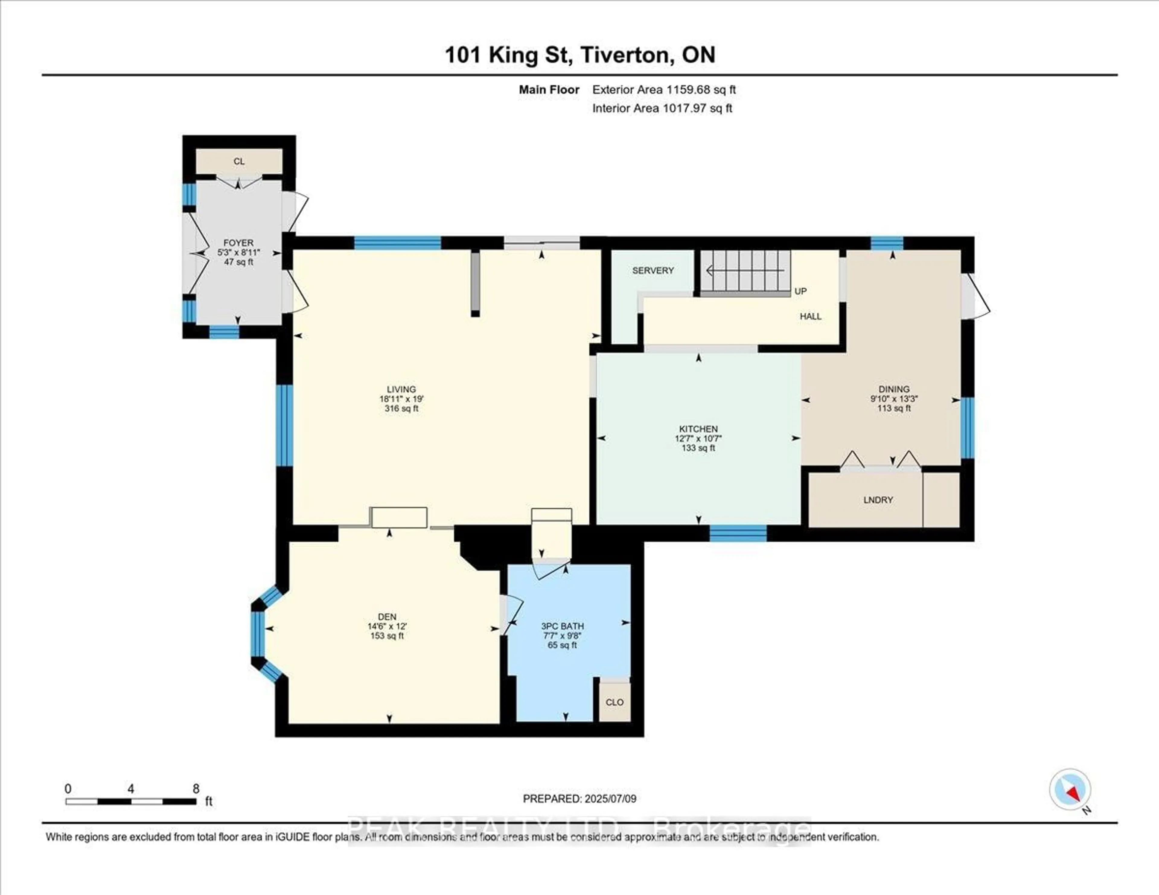 Floor plan for 101 King St, Kincardine Ontario N0G 2T0