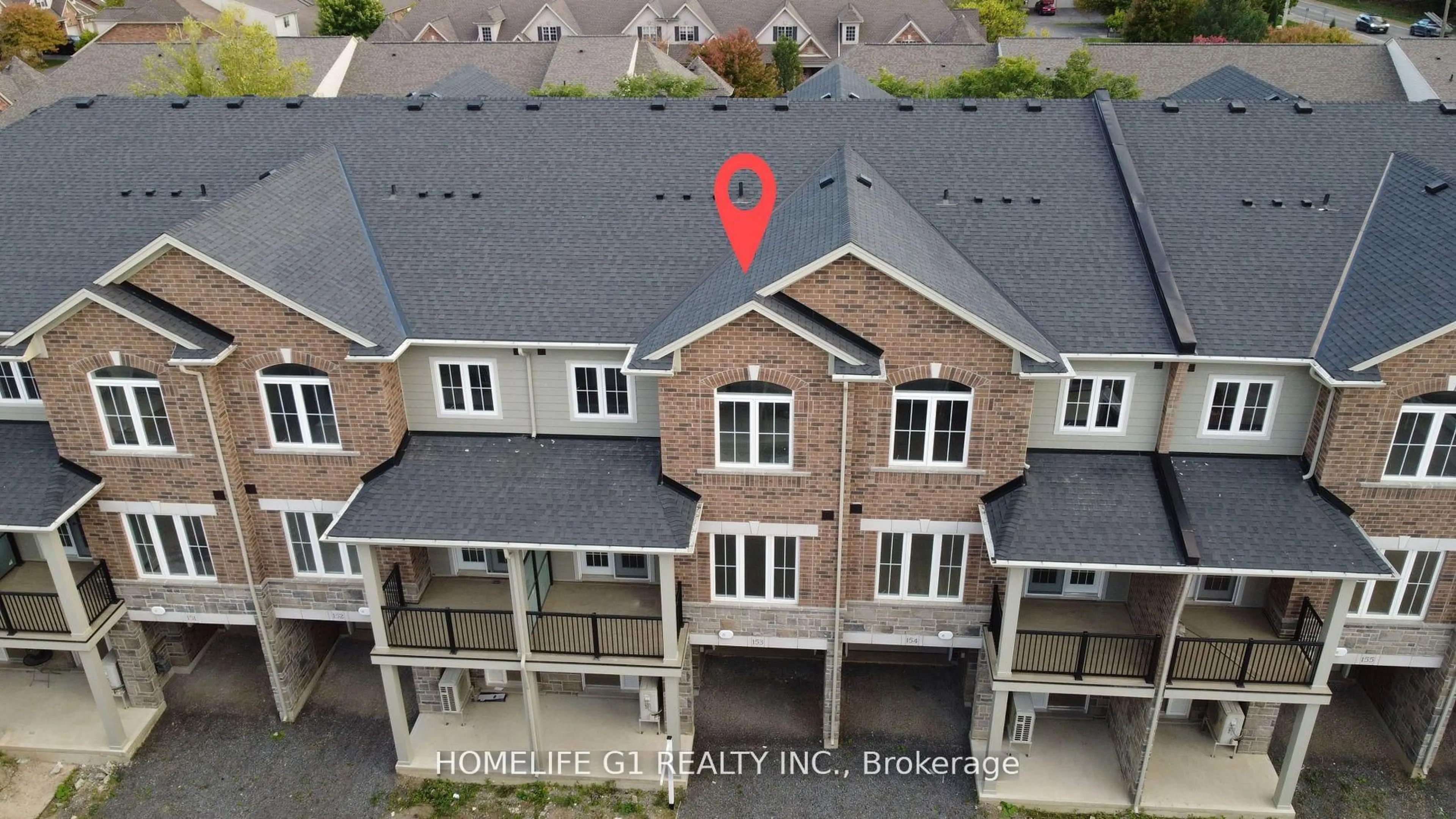 A pic from outside/outdoor area/front of a property/back of a property/a pic from drone, unknown for 677 Park Rd #153, Brantford Ontario N3R 0A2