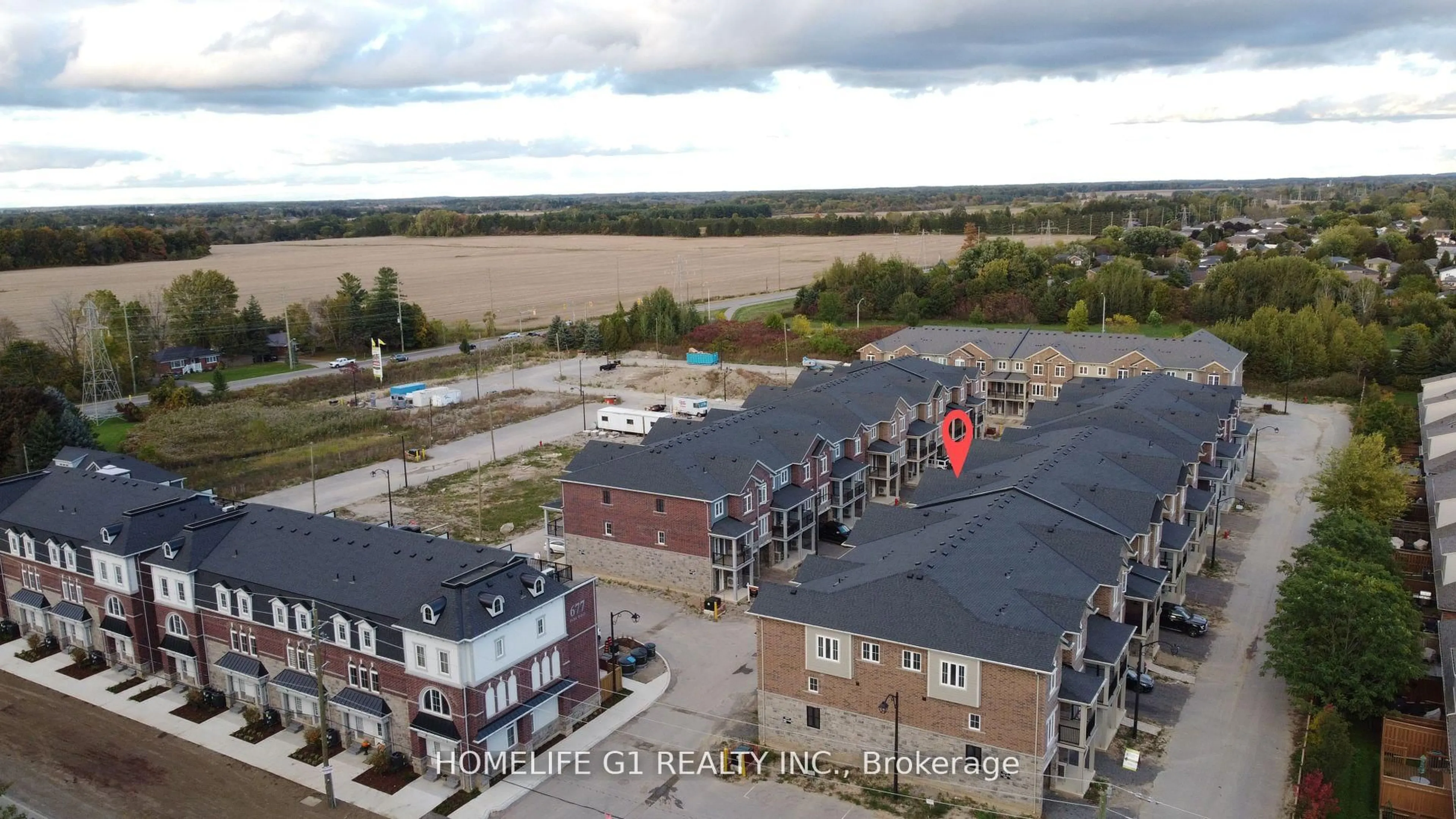 A pic from outside/outdoor area/front of a property/back of a property/a pic from drone, unknown for 677 Park Rd #153, Brantford Ontario N3R 0A2