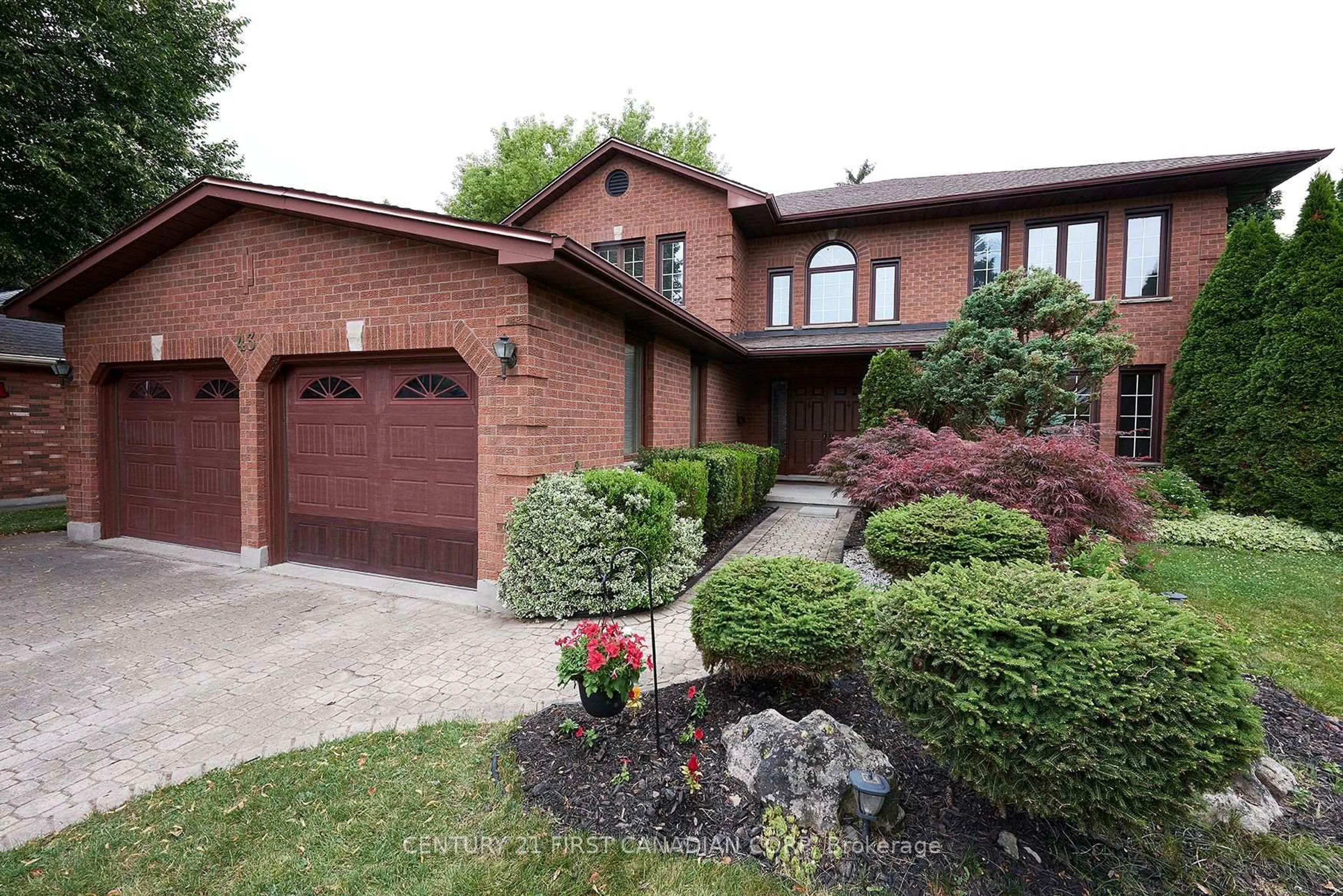 Home with brick exterior material, street for 43 Cherish Crt, London South Ontario N6K 4H2