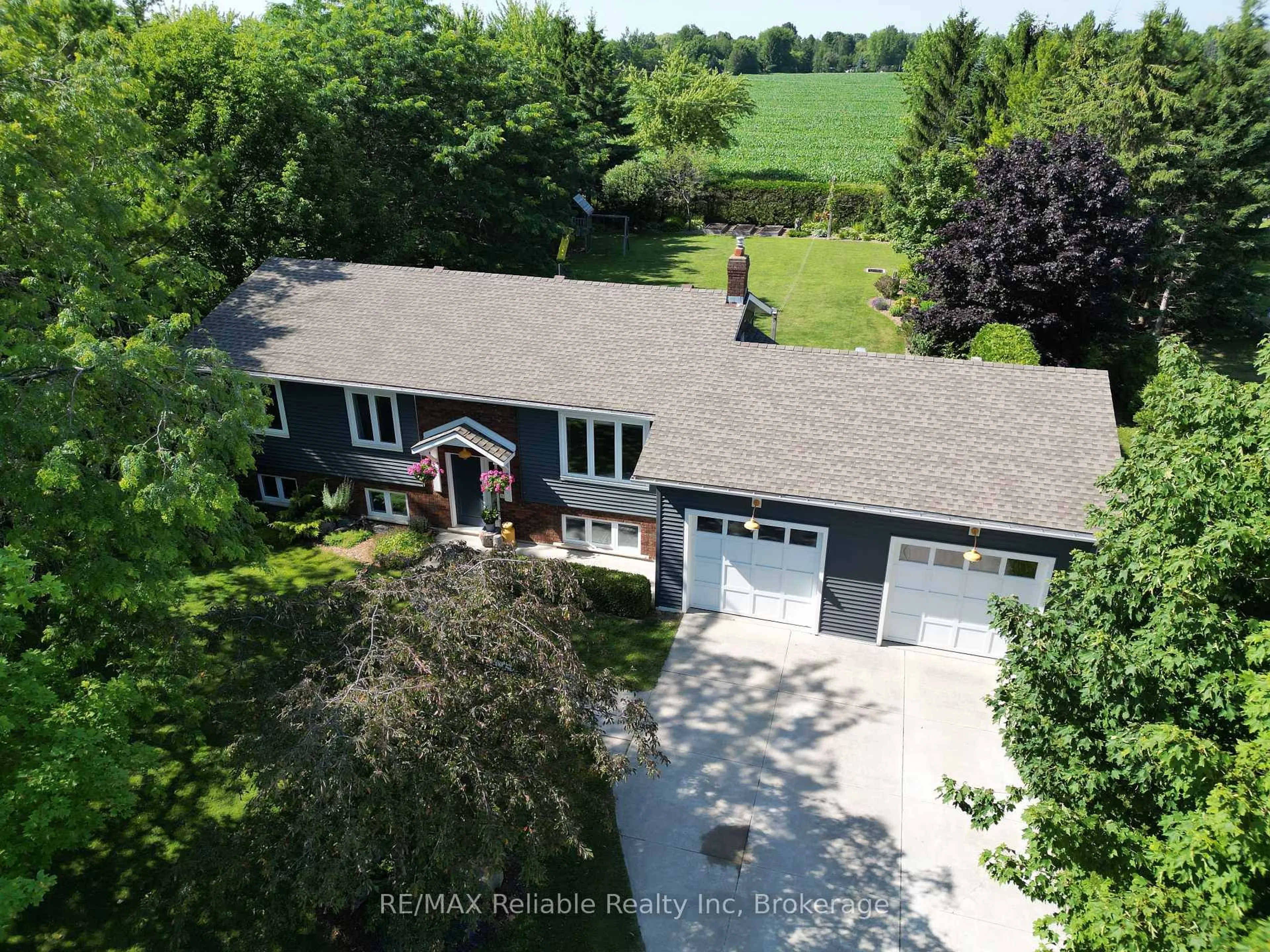 A pic from outside/outdoor area/front of a property/back of a property/a pic from drone, water/lake/river/ocean view for 33774 Maple Crt, Bluewater Ontario N0M 1G0