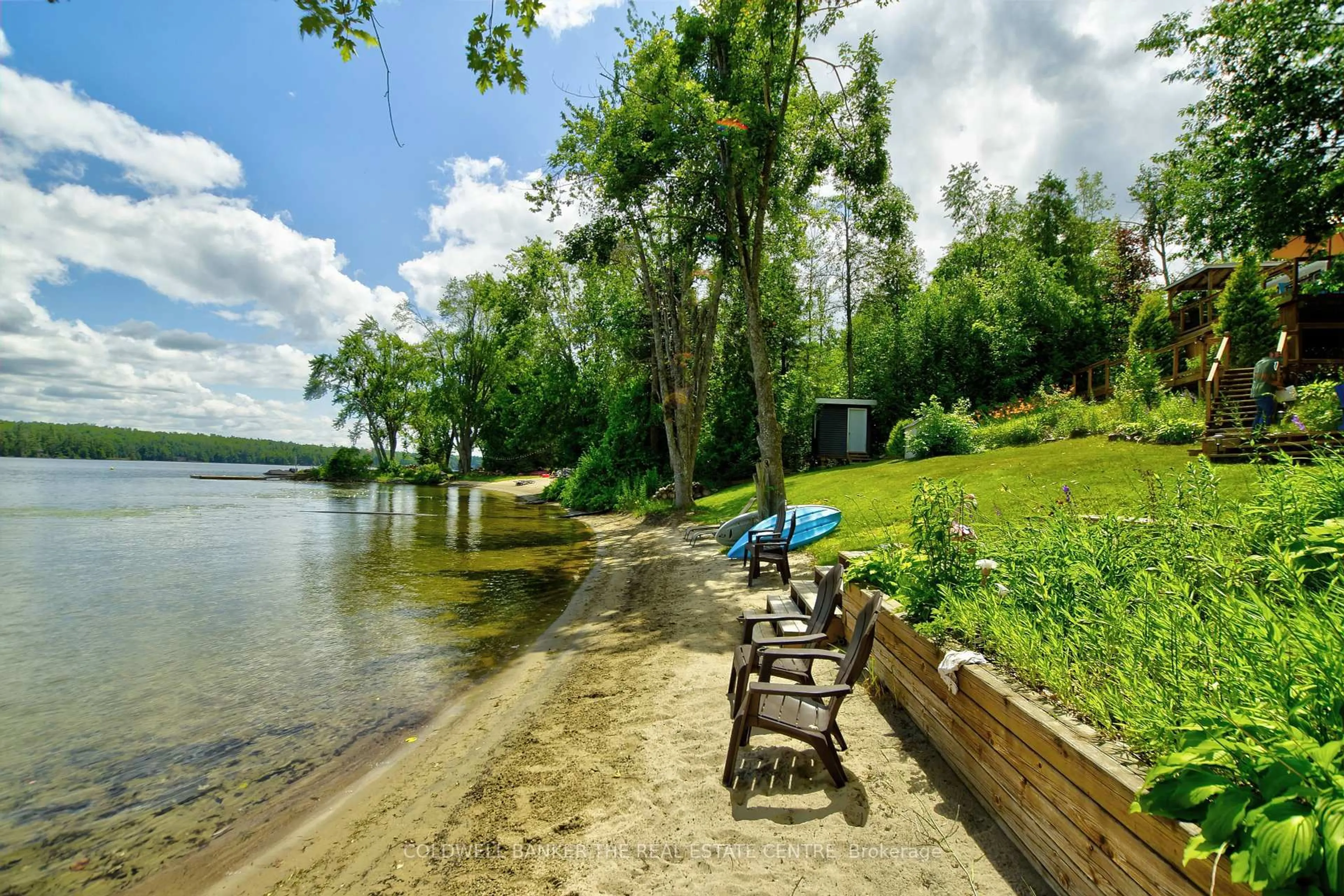 Patio, water/lake/river/ocean view for 12 Cedar Nook Rd, Kawartha Lakes Ontario K0M 1K0