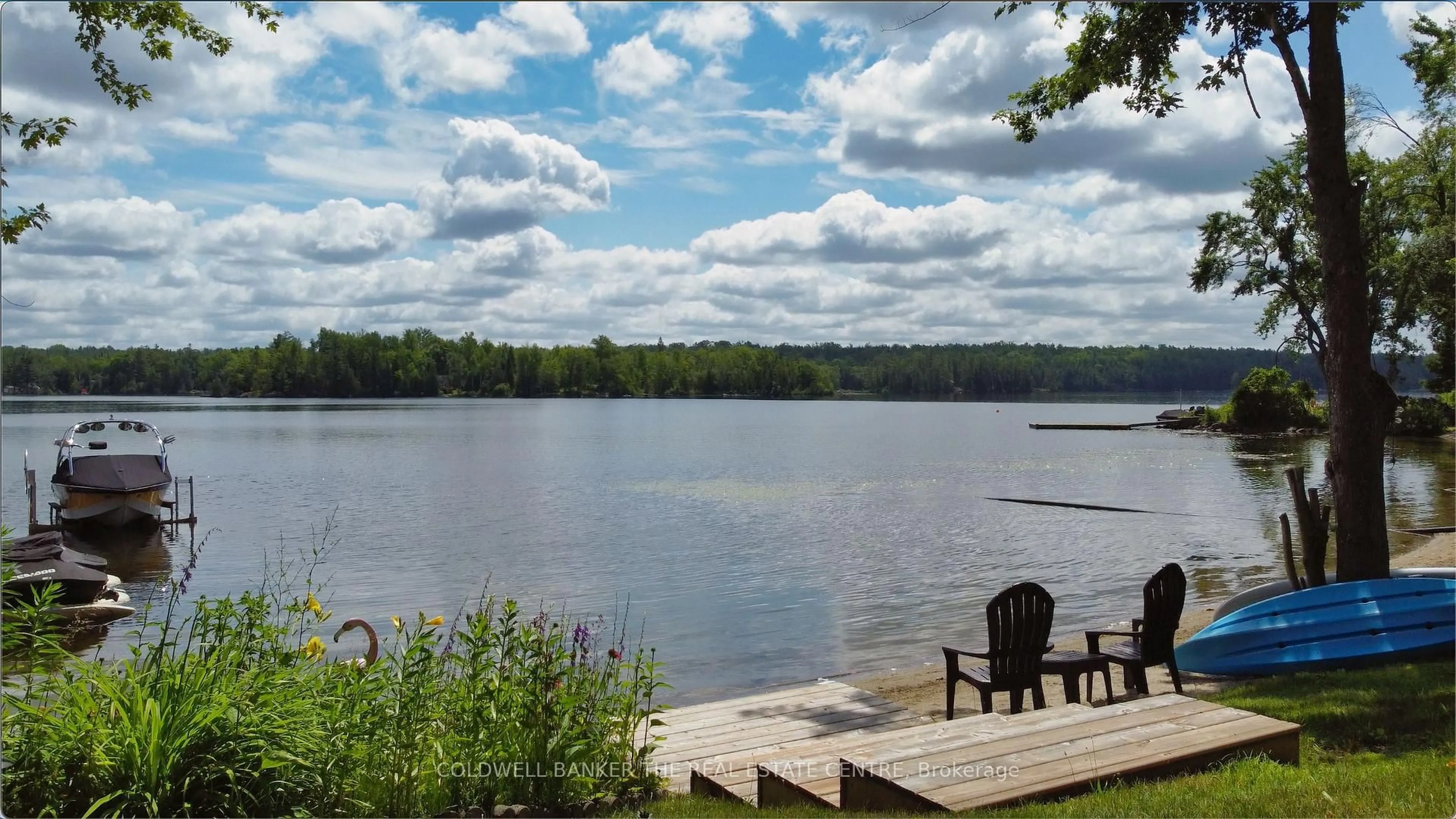 Patio, water/lake/river/ocean view for 12 Cedar Nook Rd, Kawartha Lakes Ontario K0M 1K0