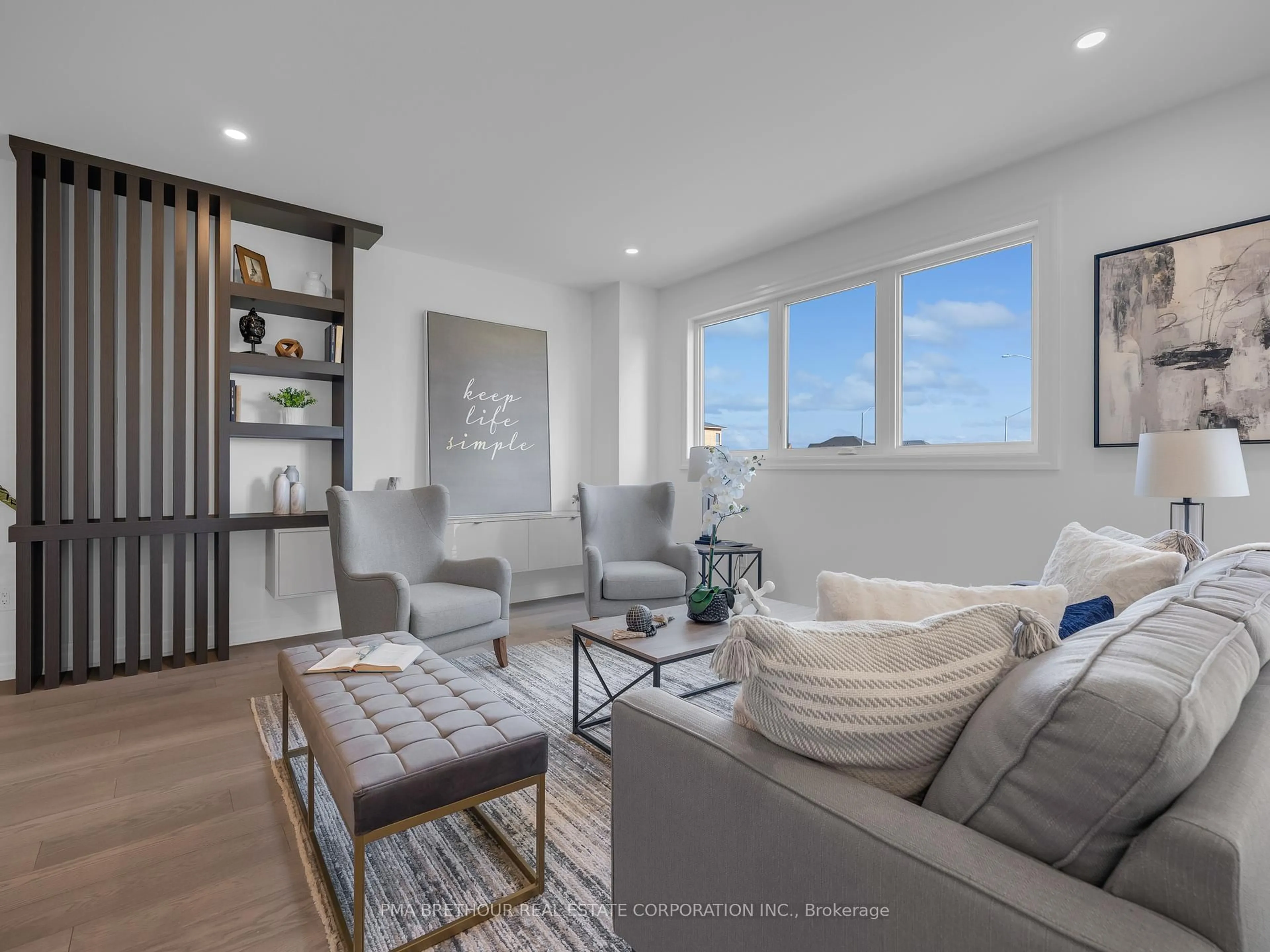 Living room with furniture, unknown for 7543 Splendour Dr, Niagara Falls Ontario L2H 3V8