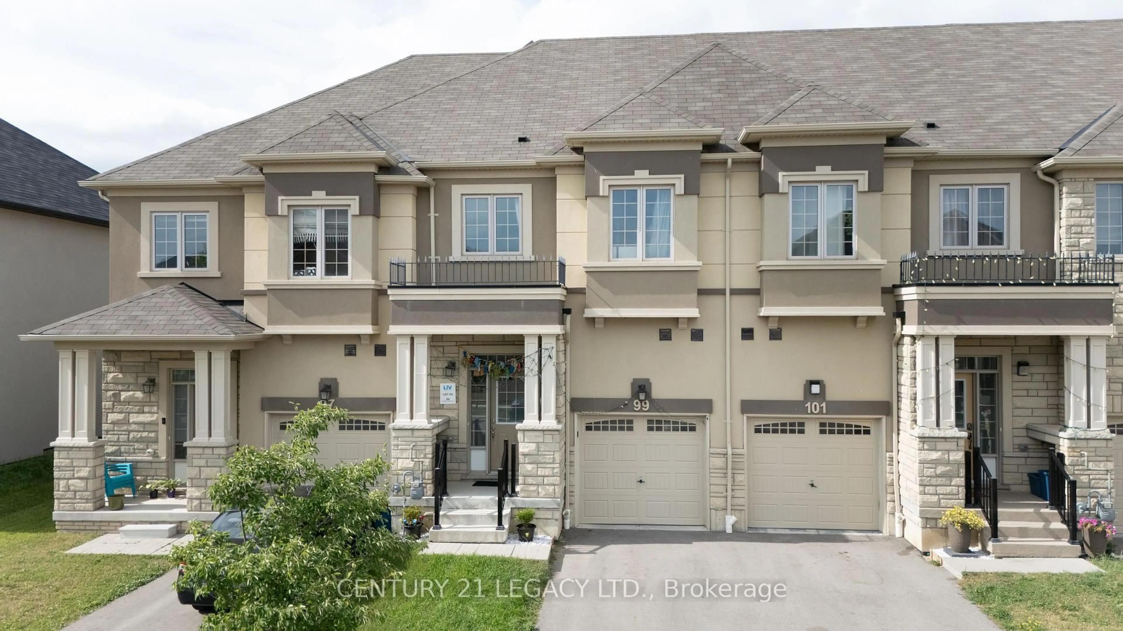 Home with brick exterior material, street for 99 Bilanski Farm Rd, Brantford Ontario N3S 0J4