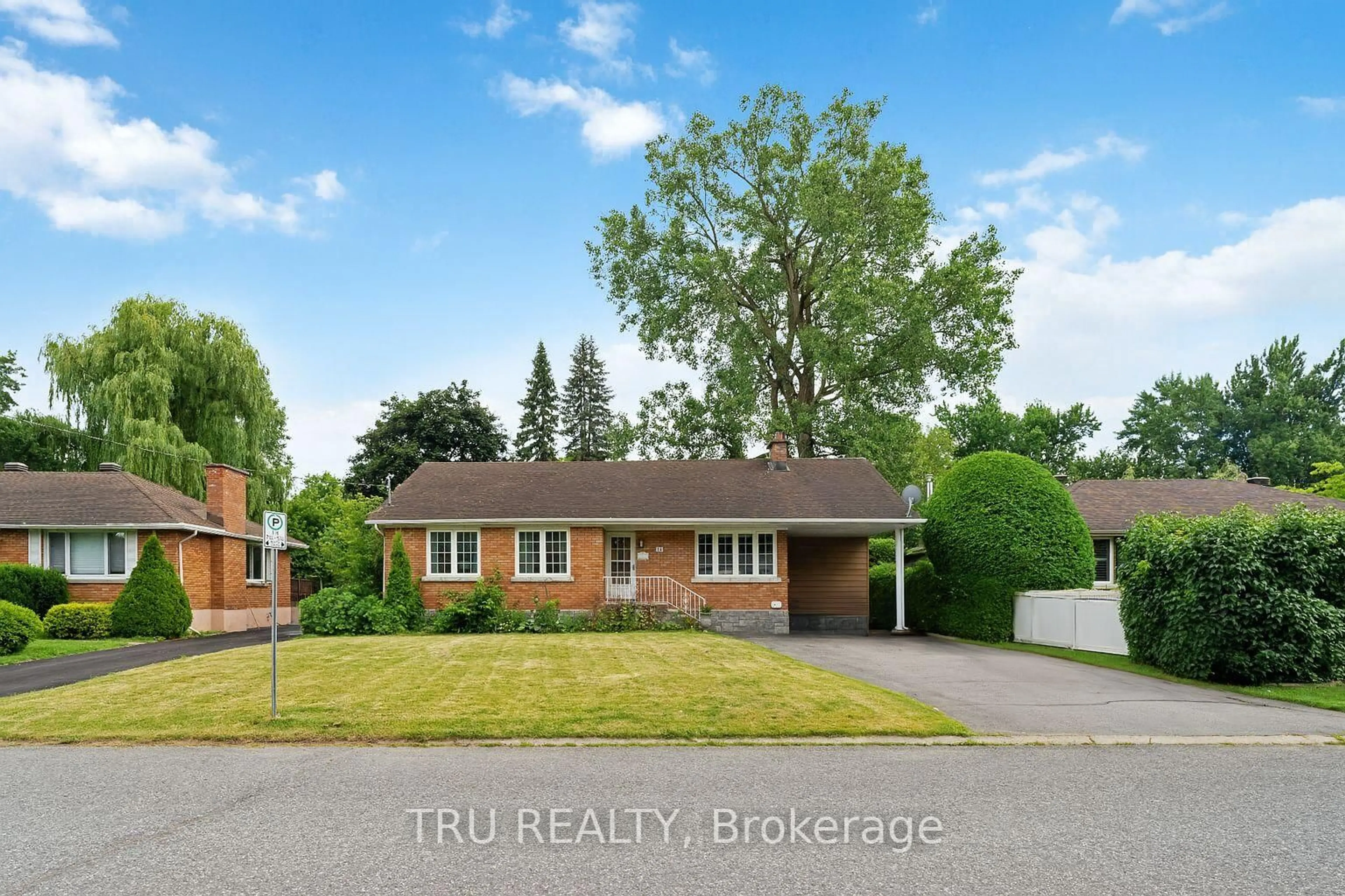 Home with brick exterior material, street for 14 Claver St, Ottawa Ontario K1J 6W7