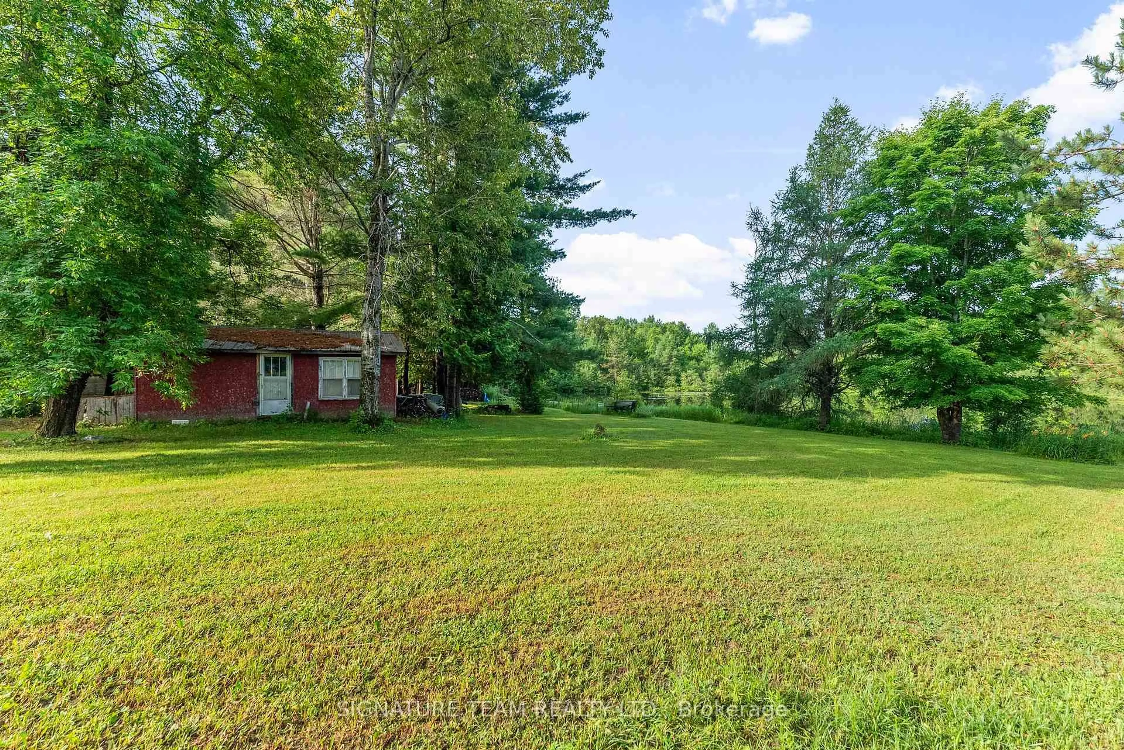 A pic from outside/outdoor area/front of a property/back of a property/a pic from drone, forest/trees view for 2441 Simpson Pit Rd, Round Lake Centre Ontario K0J 2J0