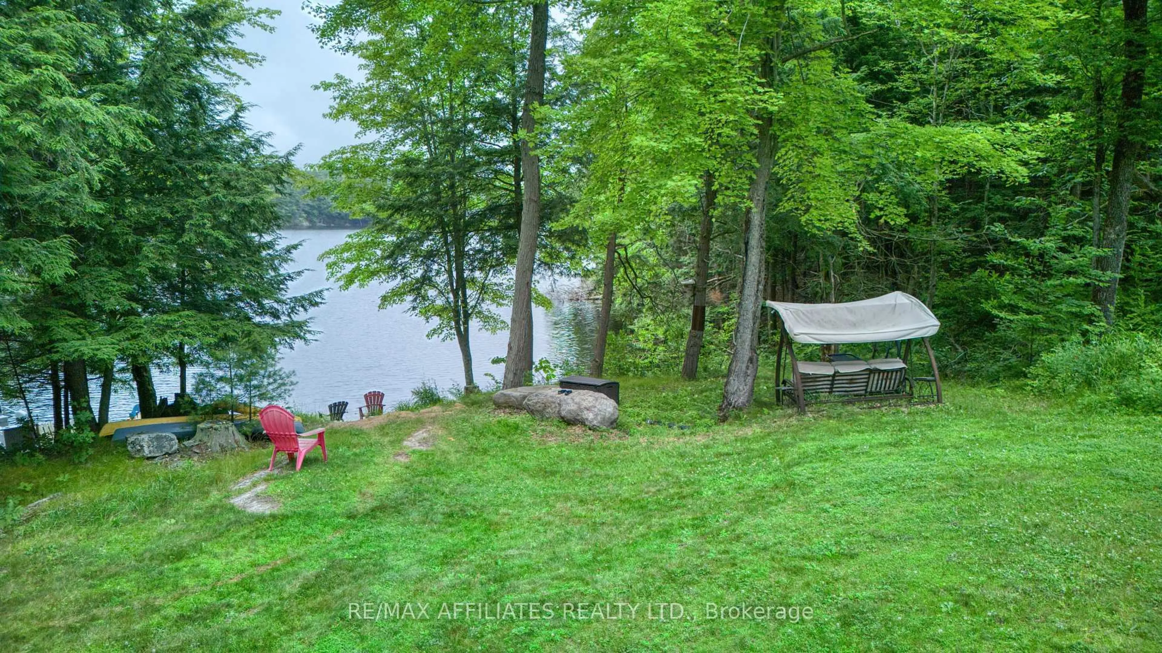 Patio, water/lake/river/ocean view for 1510 Devil Lake Rd, Westport Ontario K0G 1X0