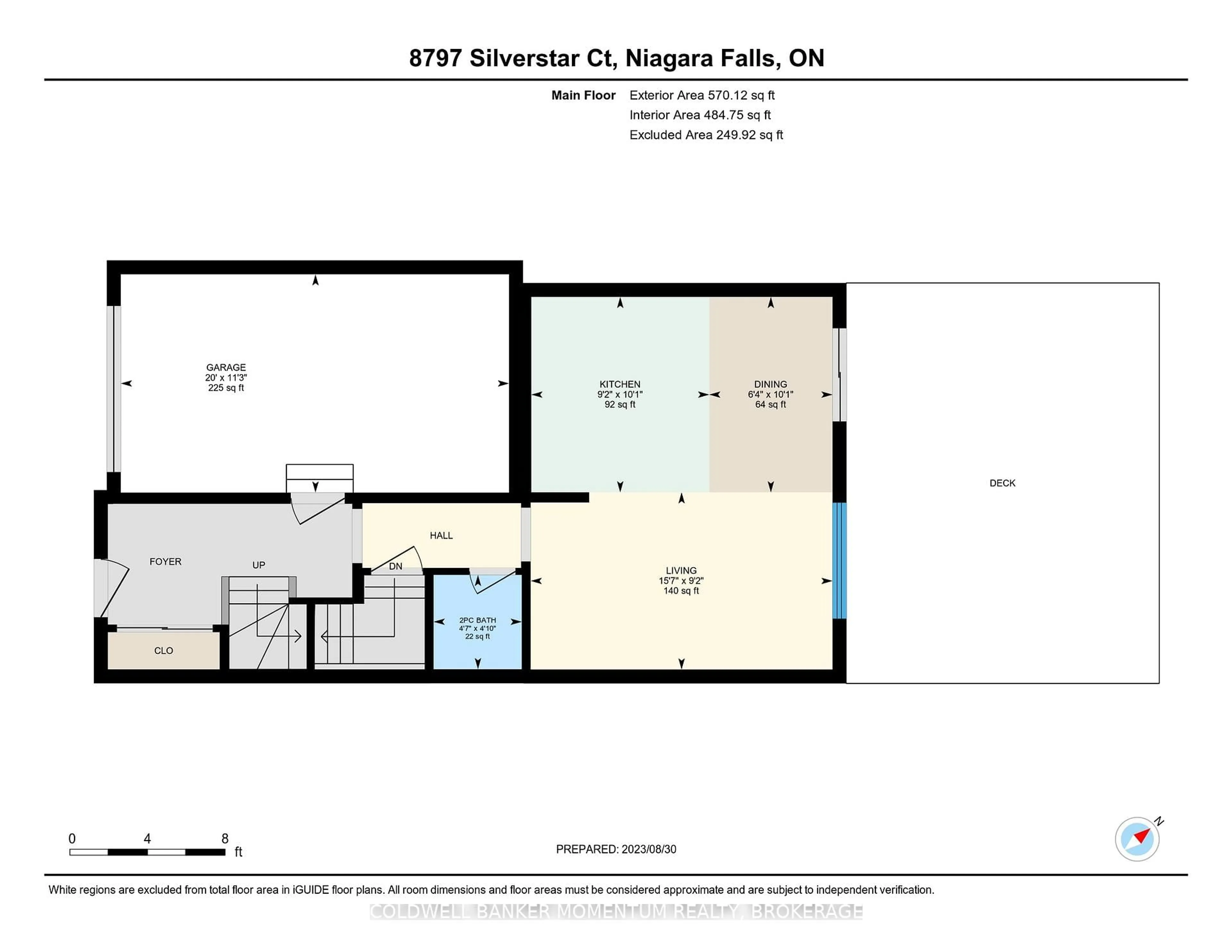 Floor plan for 8797 SILVERSTAR Crt, Niagara Falls Ontario L2H 0B1