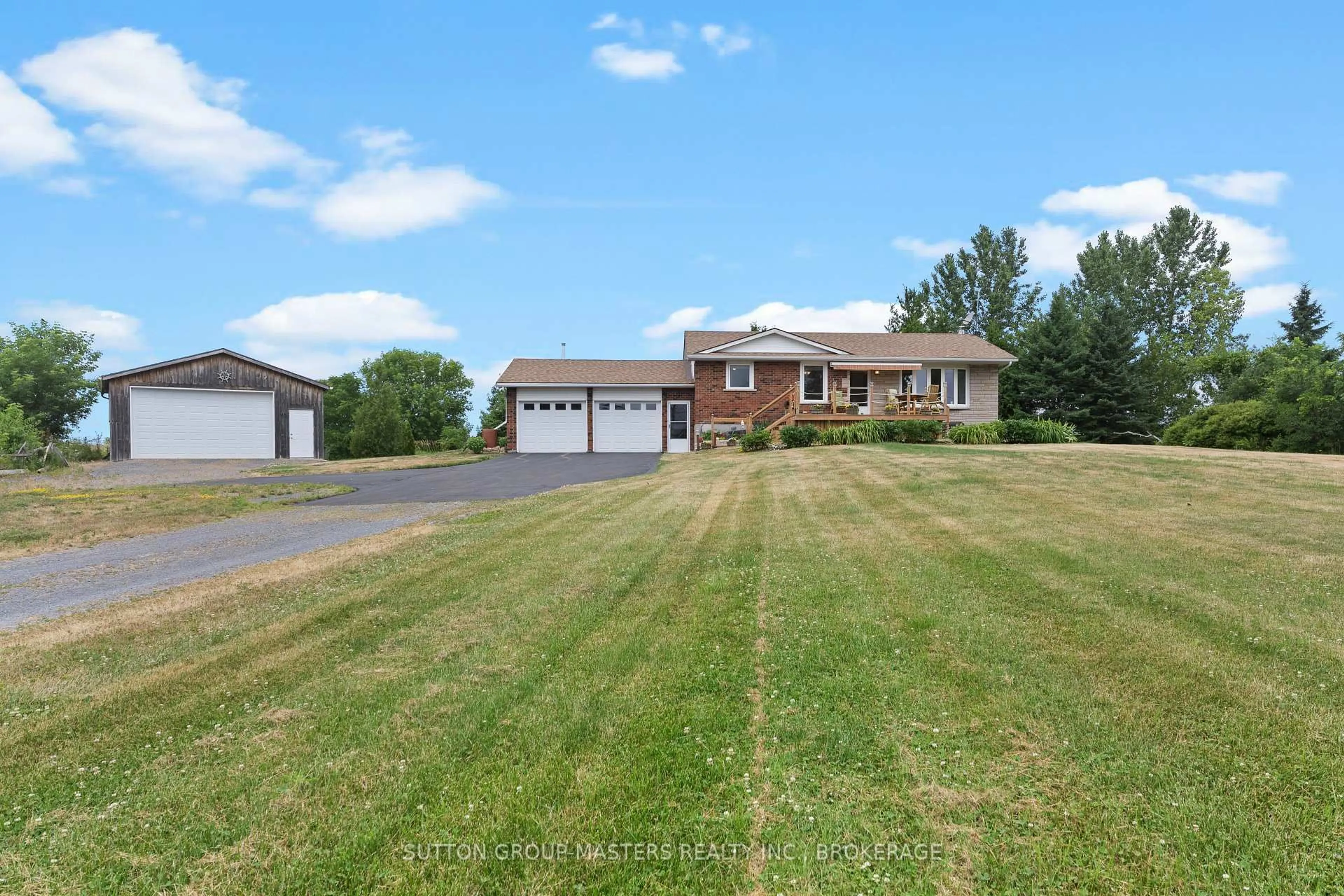 A pic from outside/outdoor area/front of a property/back of a property/a pic from drone, unknown for 4344 County Road 9, Napanee Ontario K7R 3K8