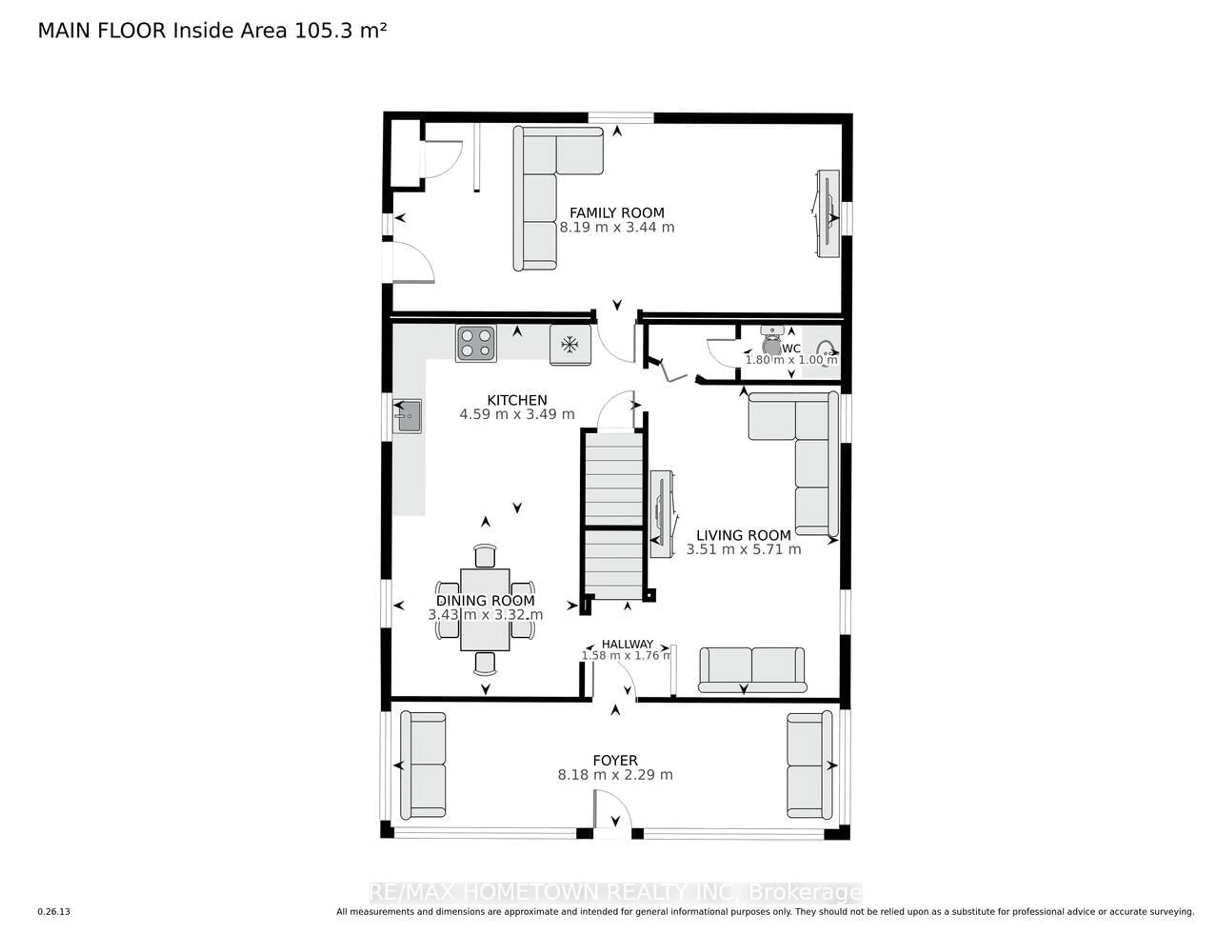 Floor plan for 9113 County Road 6 Rd, Augusta Ontario K0G 1R0