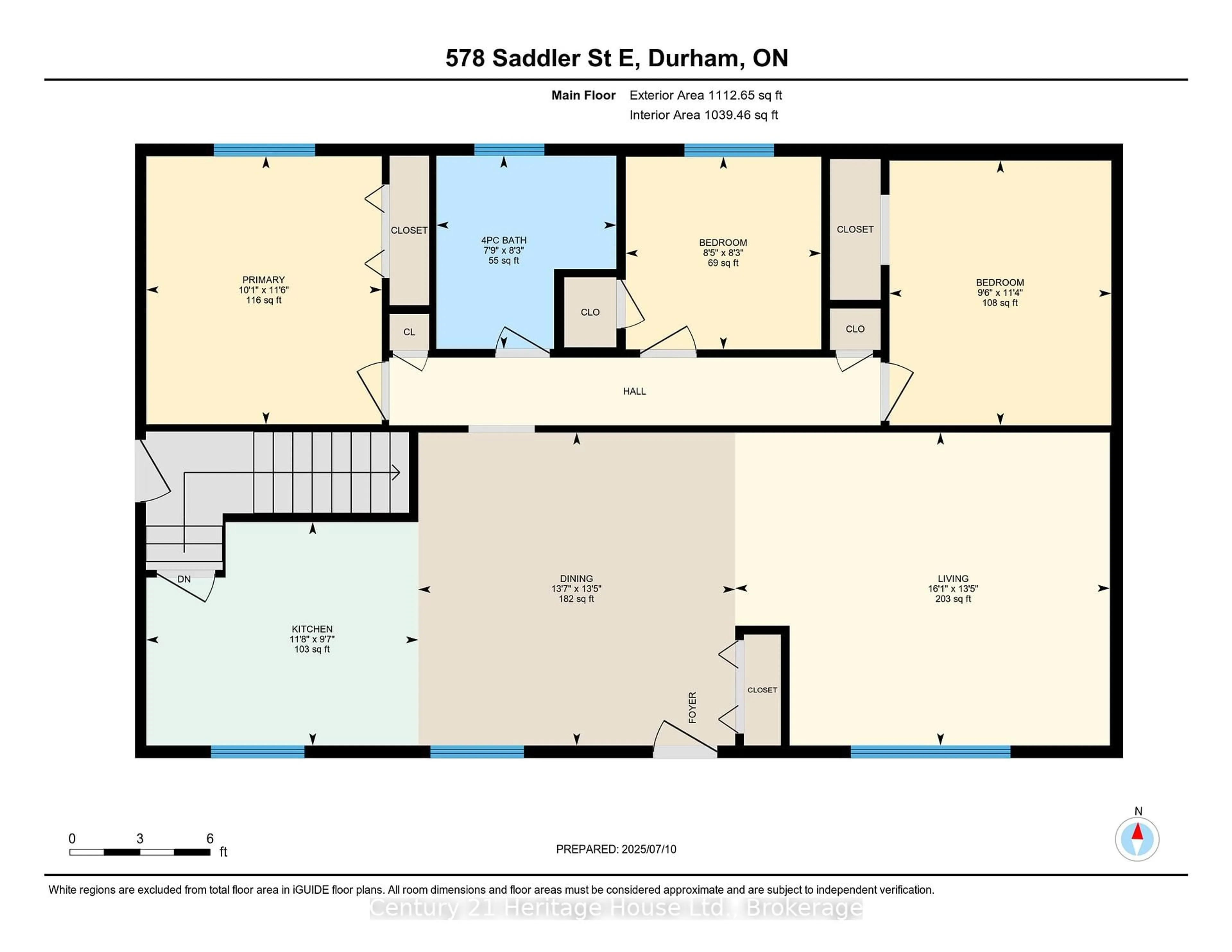 Floor plan for 578 Saddler St, West Grey Ontario N0G 1R0