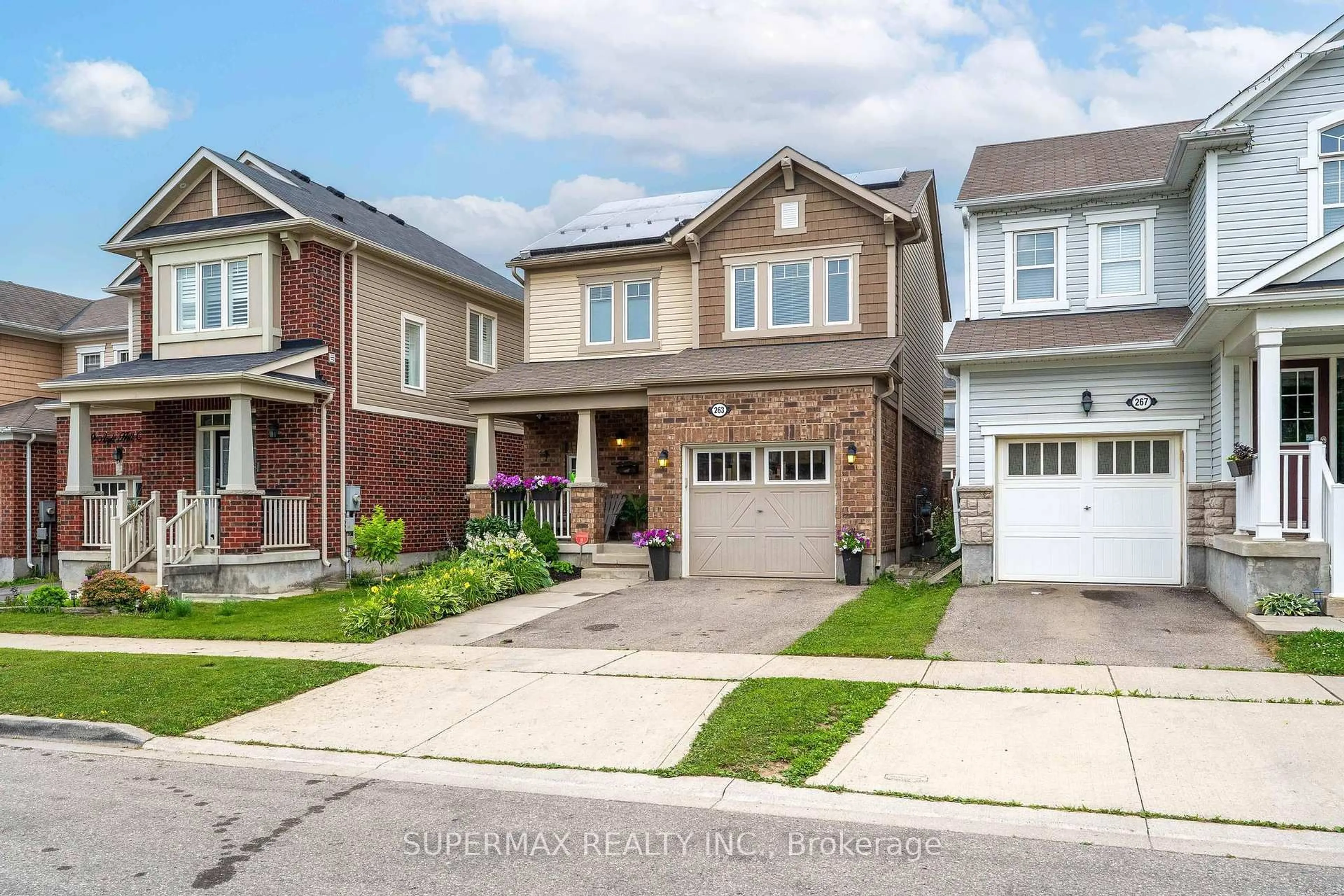Home with brick exterior material, street for 263 Apple Hill Cres, Kitchener Ontario N2R 0E5