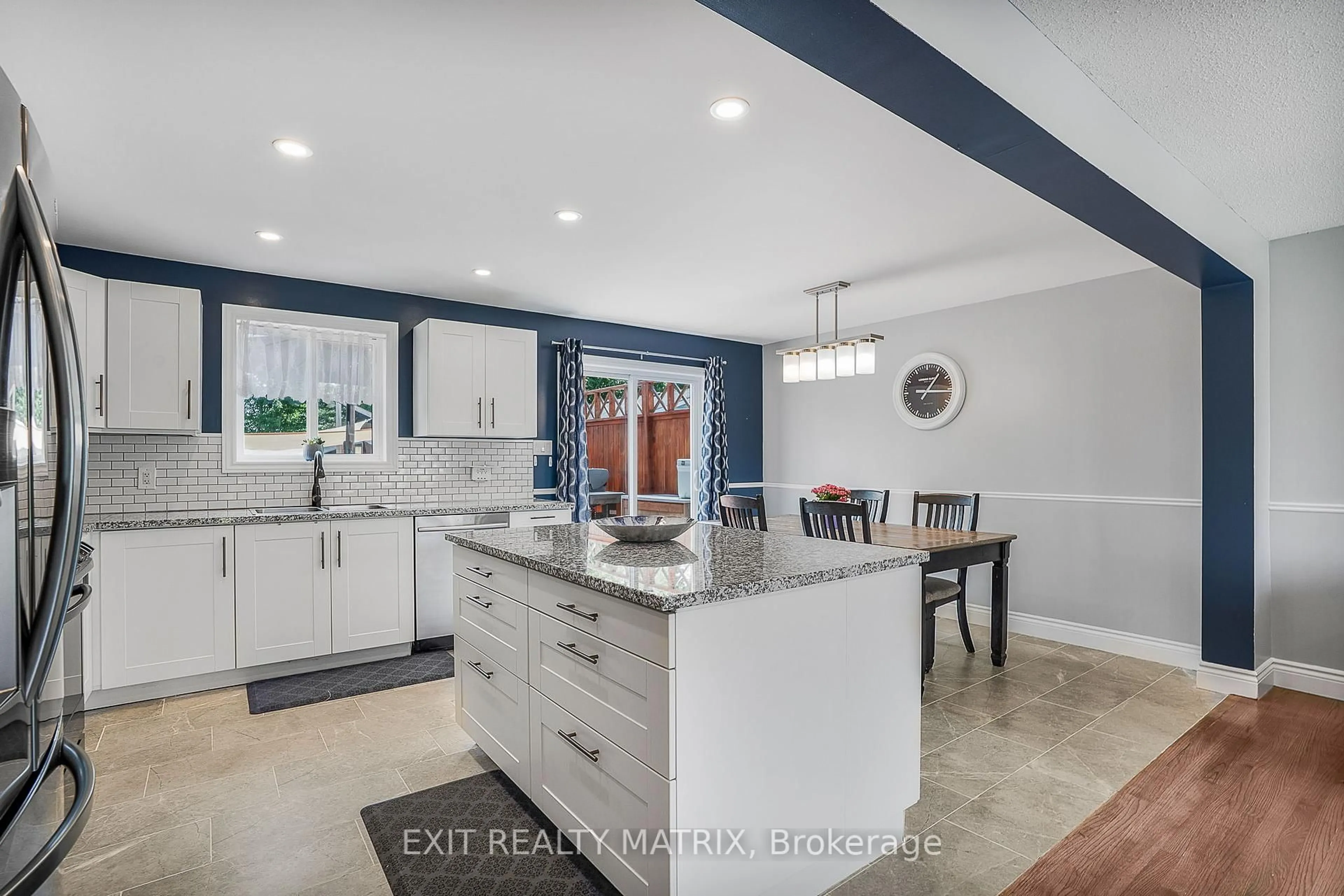 Open concept kitchen, ceramic/tile floor for 48 Albert St, Russell Ontario K0A 1W0