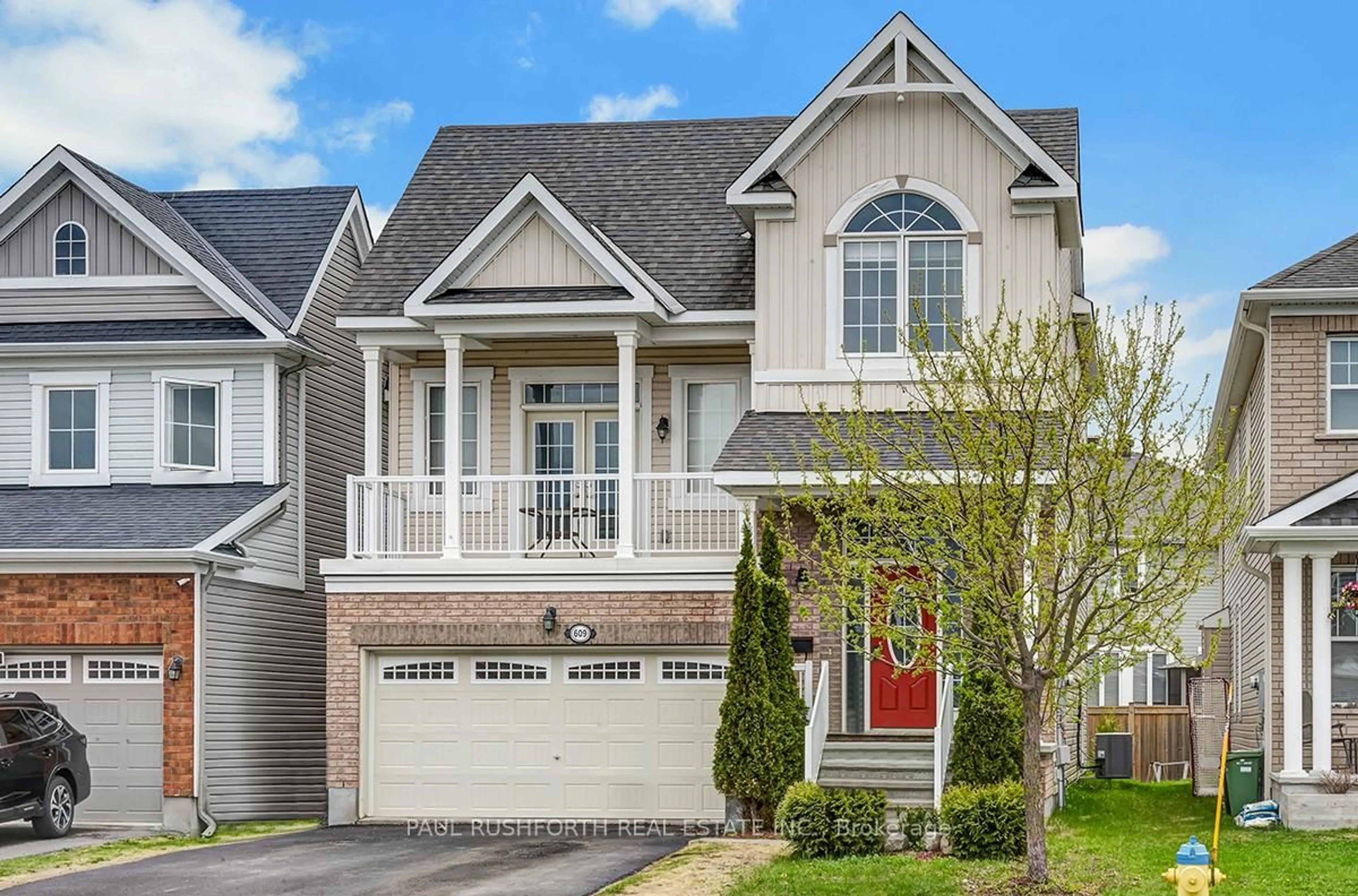Home with brick exterior material, street for 609 Dundonald Dr, Ottawa Ontario K2J 5Y8