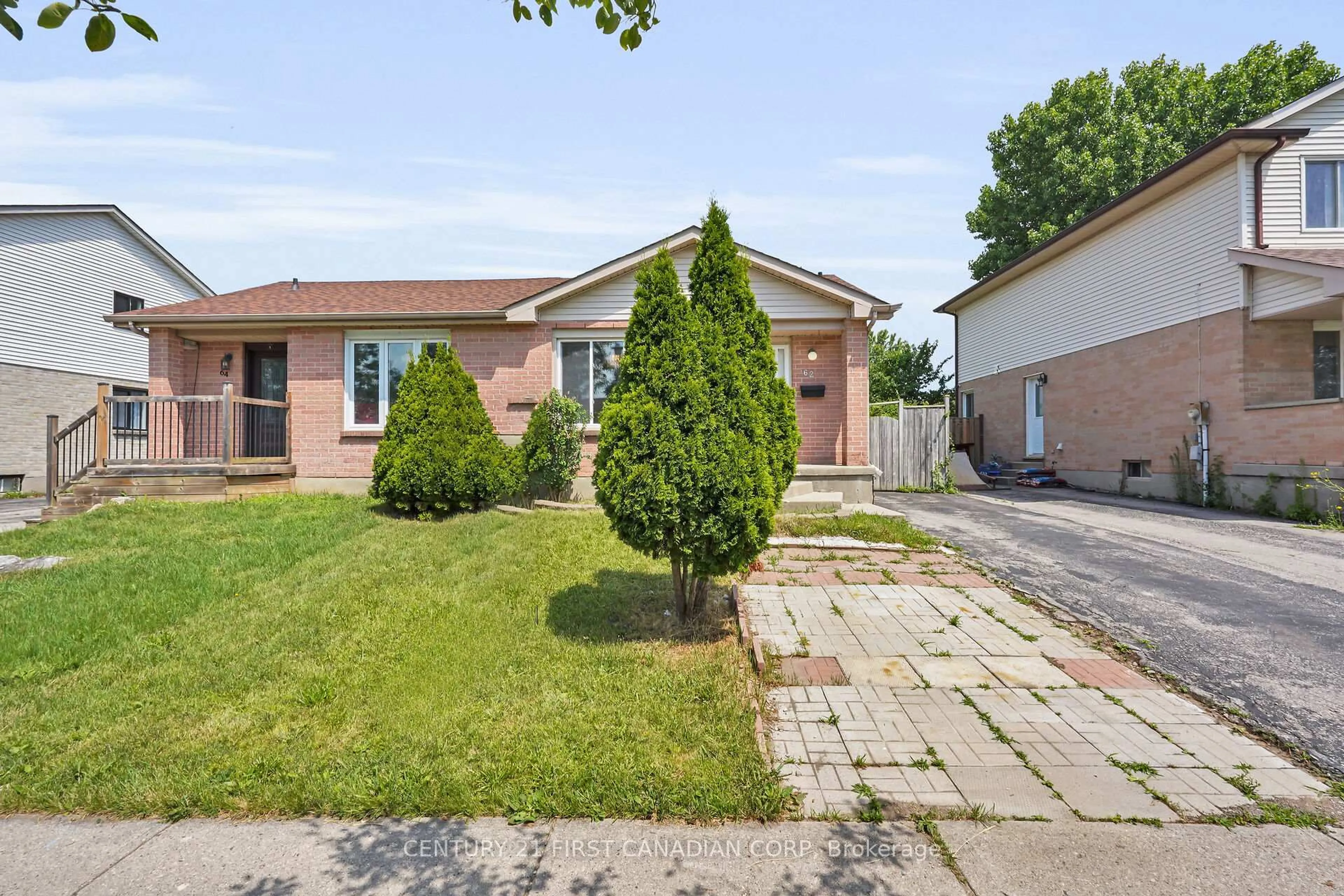 Home with brick exterior material, street for 62 Josselyn Dr, London South Ontario N6E 3V6