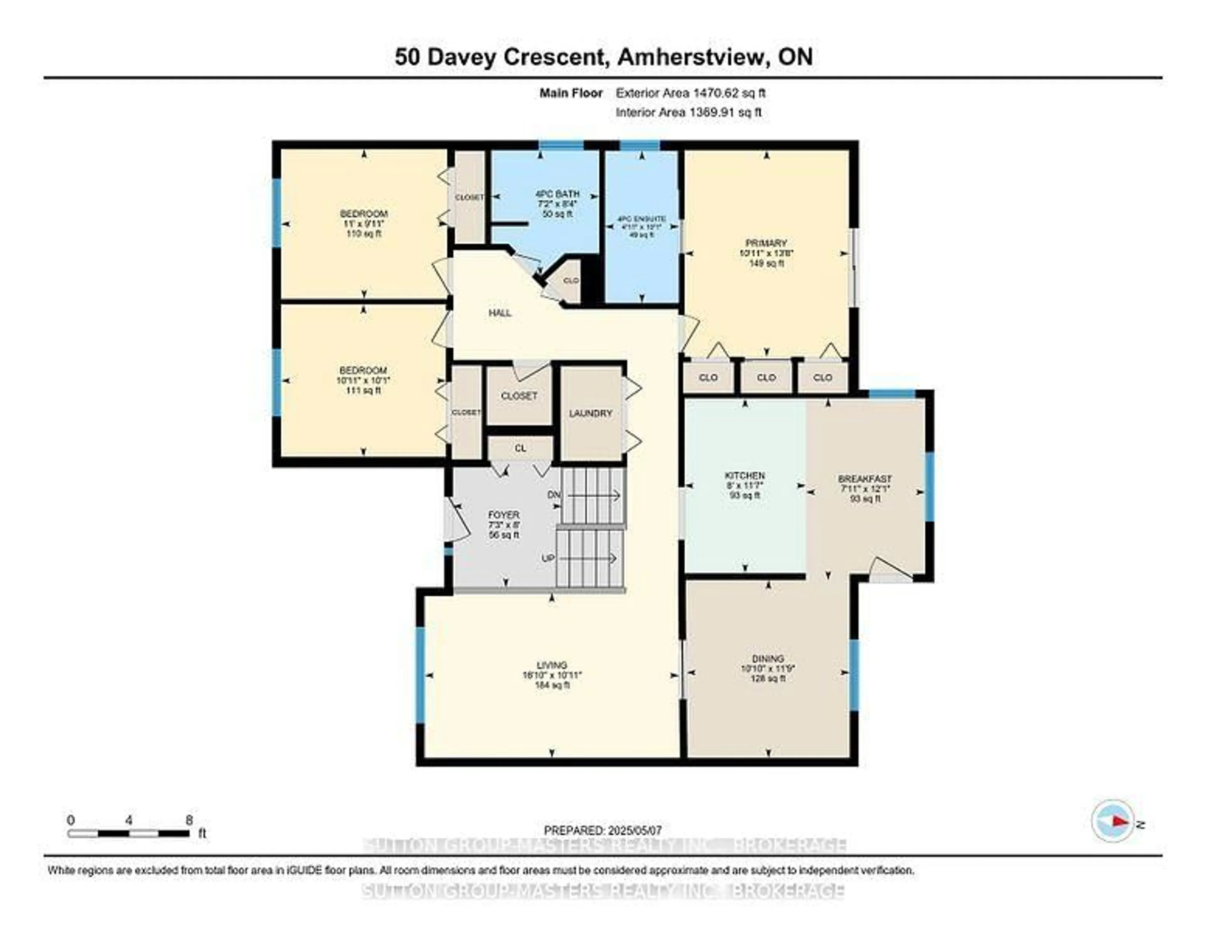 Floor plan for 50 Davey Cres, Loyalist Ontario K7N 1X7