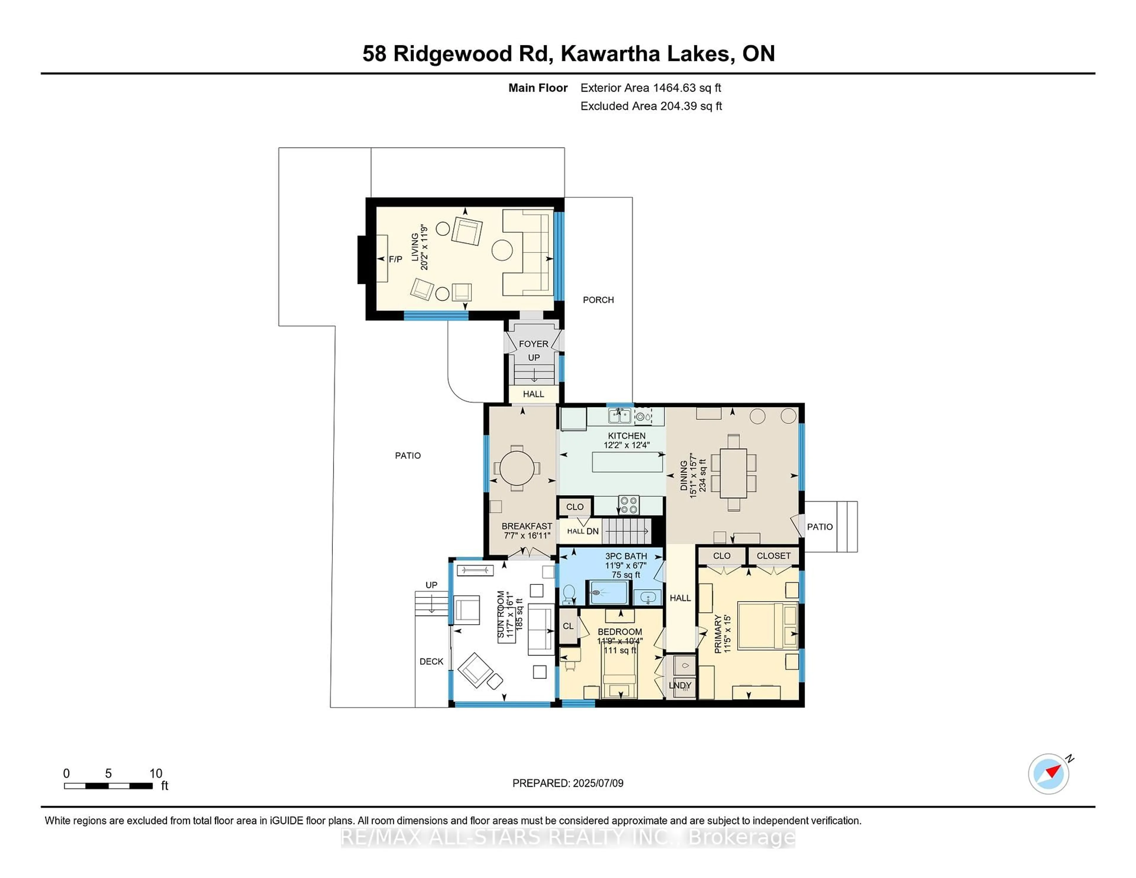 Floor plan for 58 Ridgewood Rd, Kawartha Lakes Ontario K9V 4R2