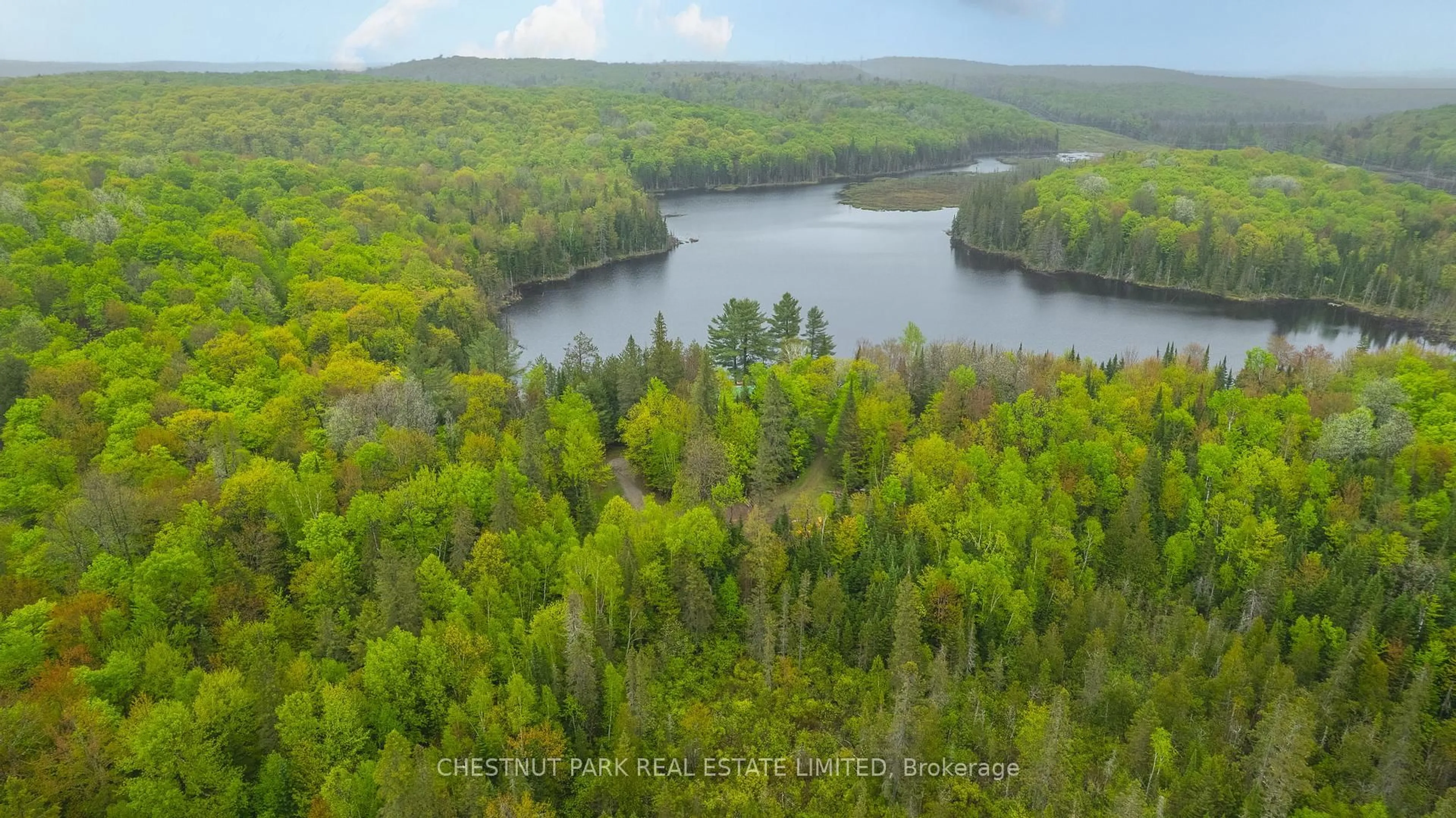 A pic from outside/outdoor area/front of a property/back of a property/a pic from drone, forest/trees view for 2411 Soyers Lake Rd, Minden Hills Ontario K0M 1S0