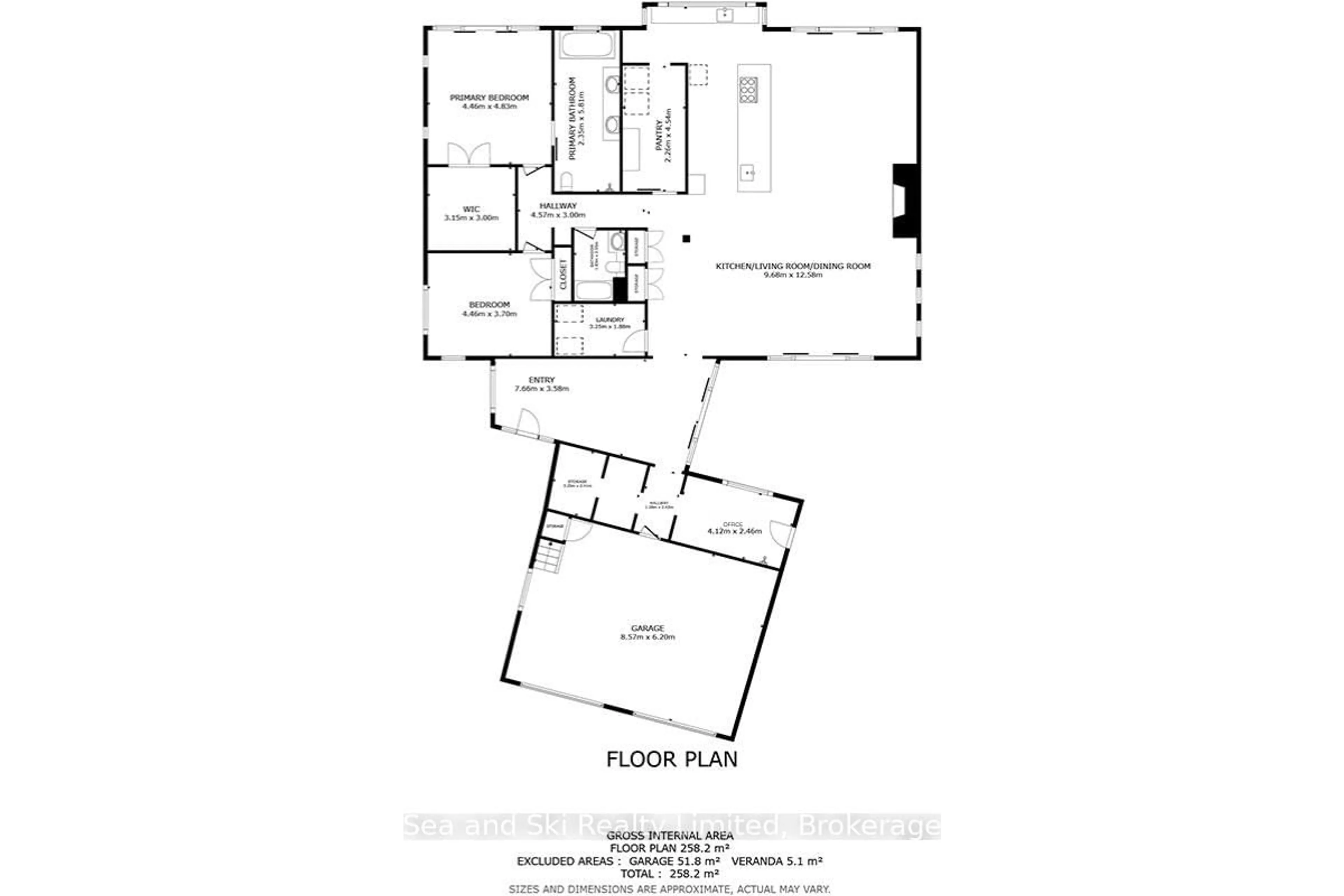 Floor plan for 443465 Concession 8 Concession, West Grey Ontario N0C 1H0