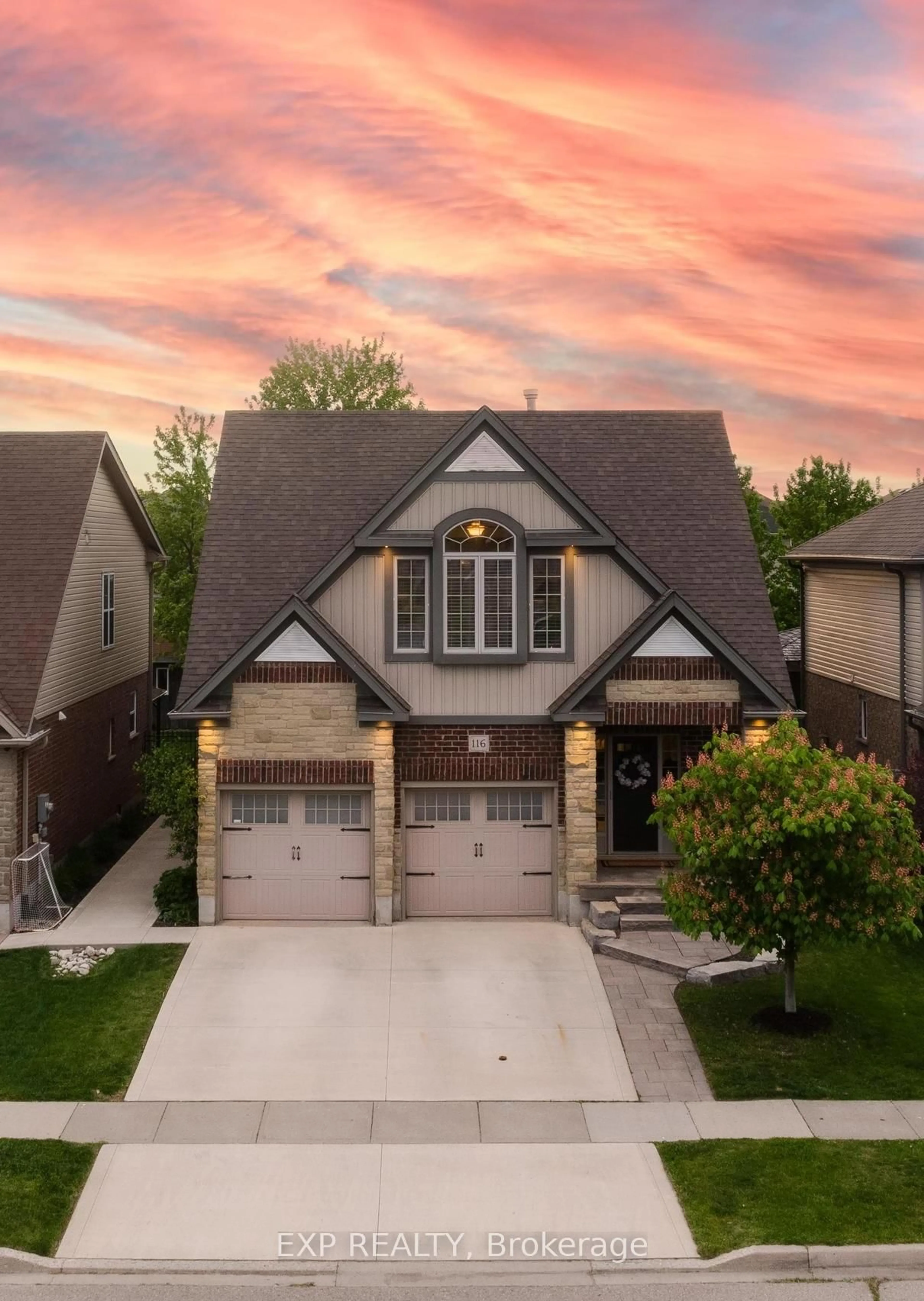 Home with brick exterior material, street for 116 Stuckey Ave, Wilmot Ontario N3A 4S2