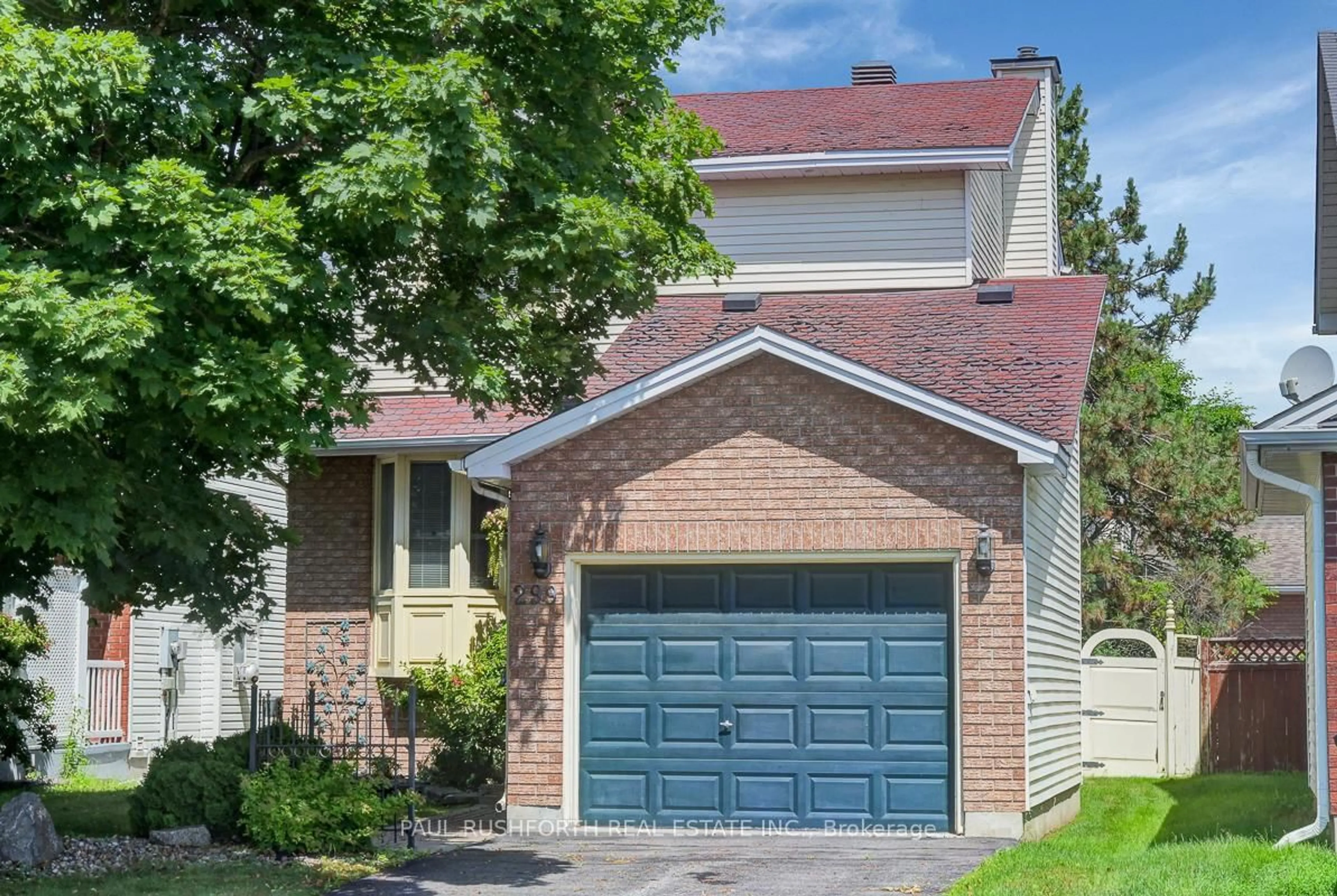 Home with brick exterior material, street for 299 Tompkins Ave, Ottawa Ontario K1E 3X3