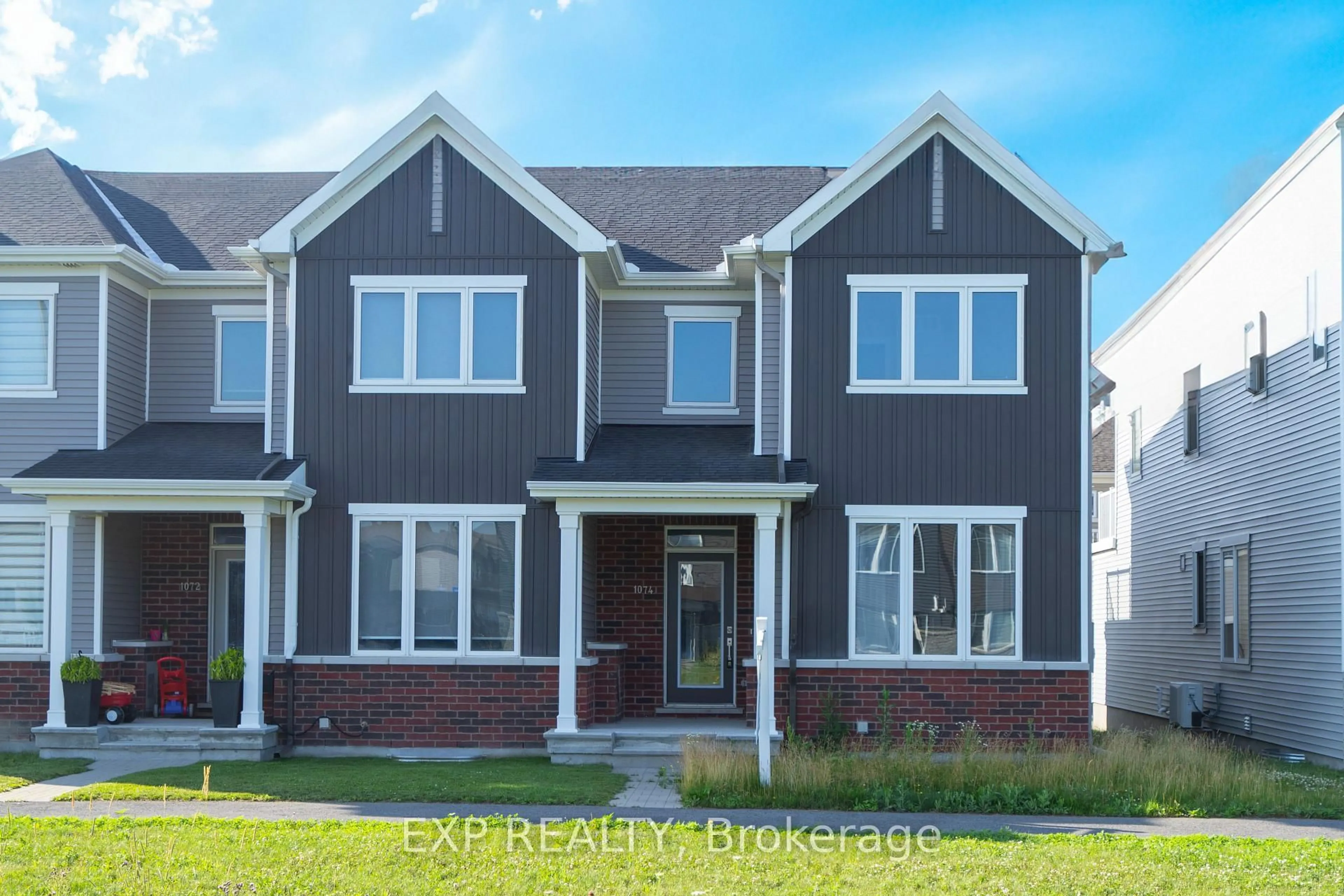 Home with brick exterior material, street for 1074 Chapman Mills Dr, Ottawa Ontario K2J 6P5