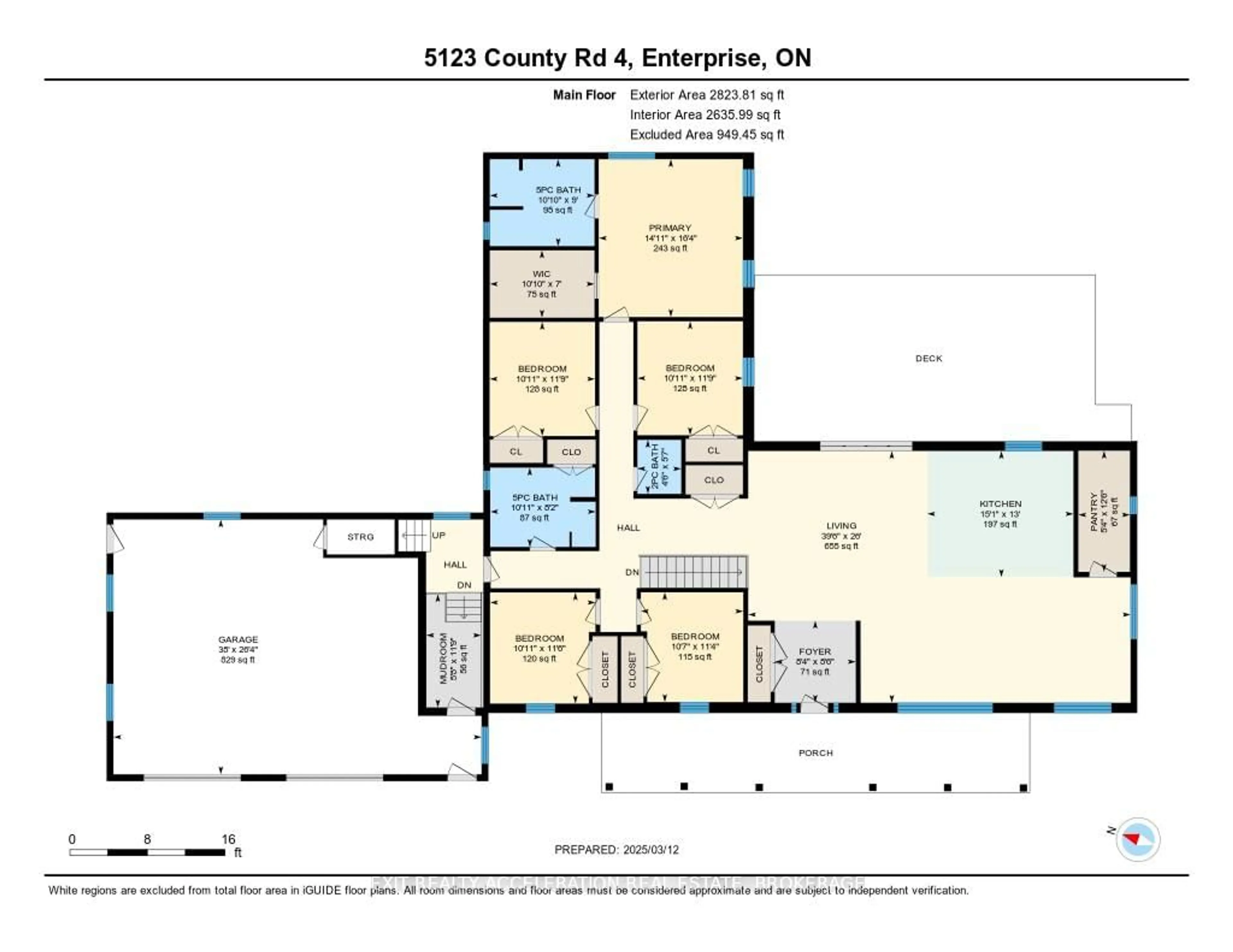 Floor plan for 5123 County Rd 4 Rd, Kaladar Ontario K0K 1Z0