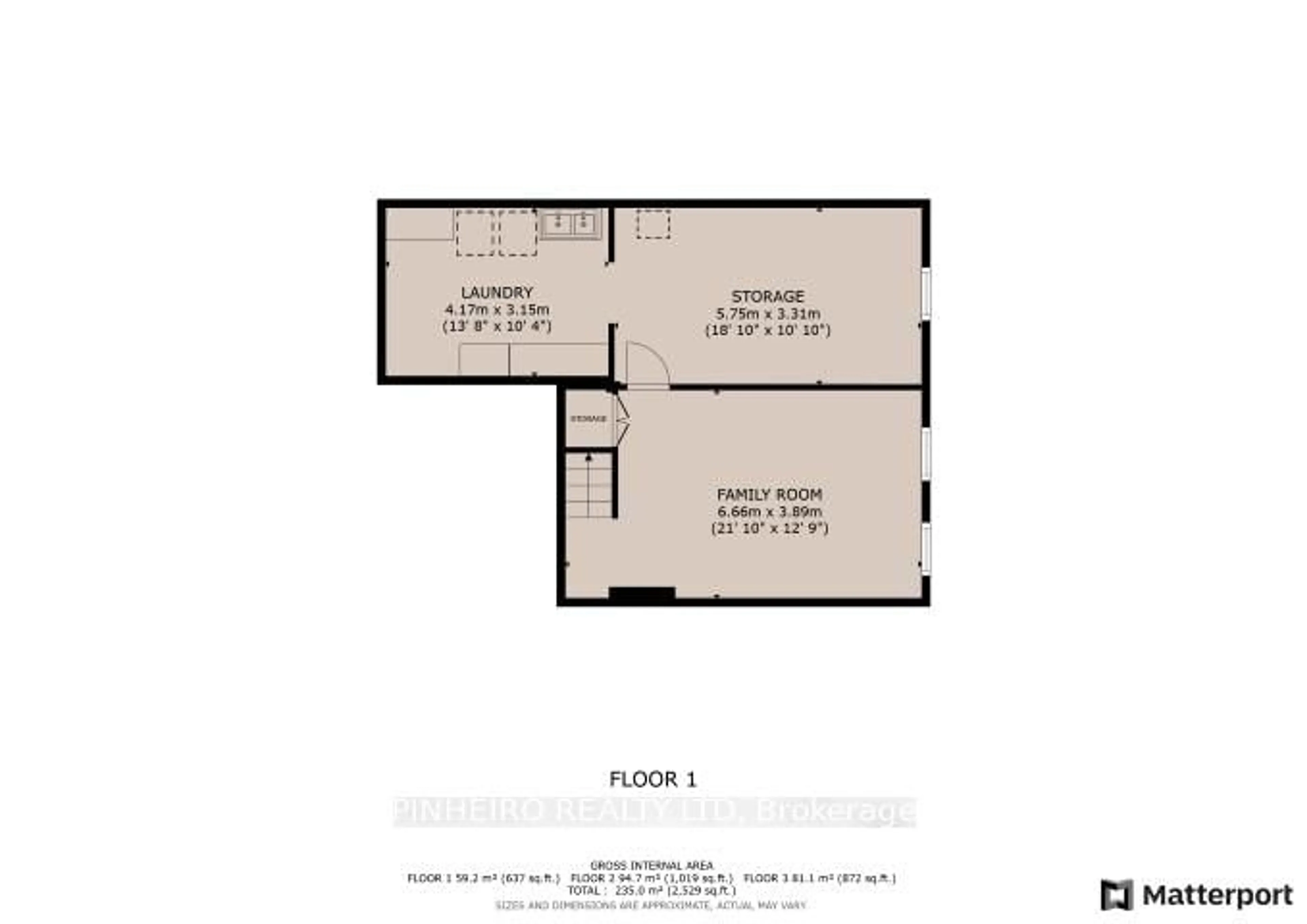 Floor plan for 23 Haymarket Pl, London South Ontario N6C 3C9