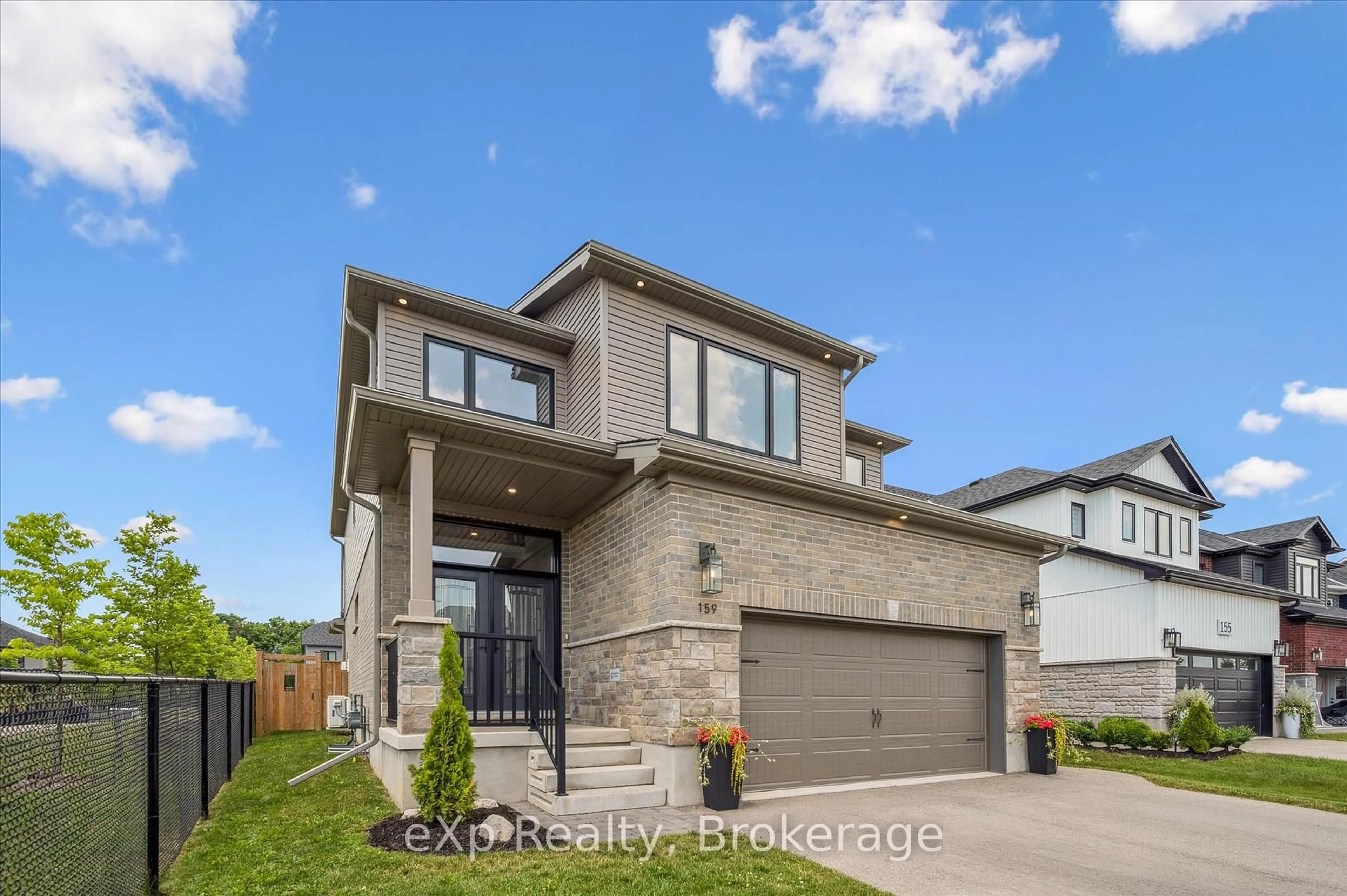Home with brick exterior material, street for 159 Halls Dr, Centre Wellington Ontario N0B 1S0