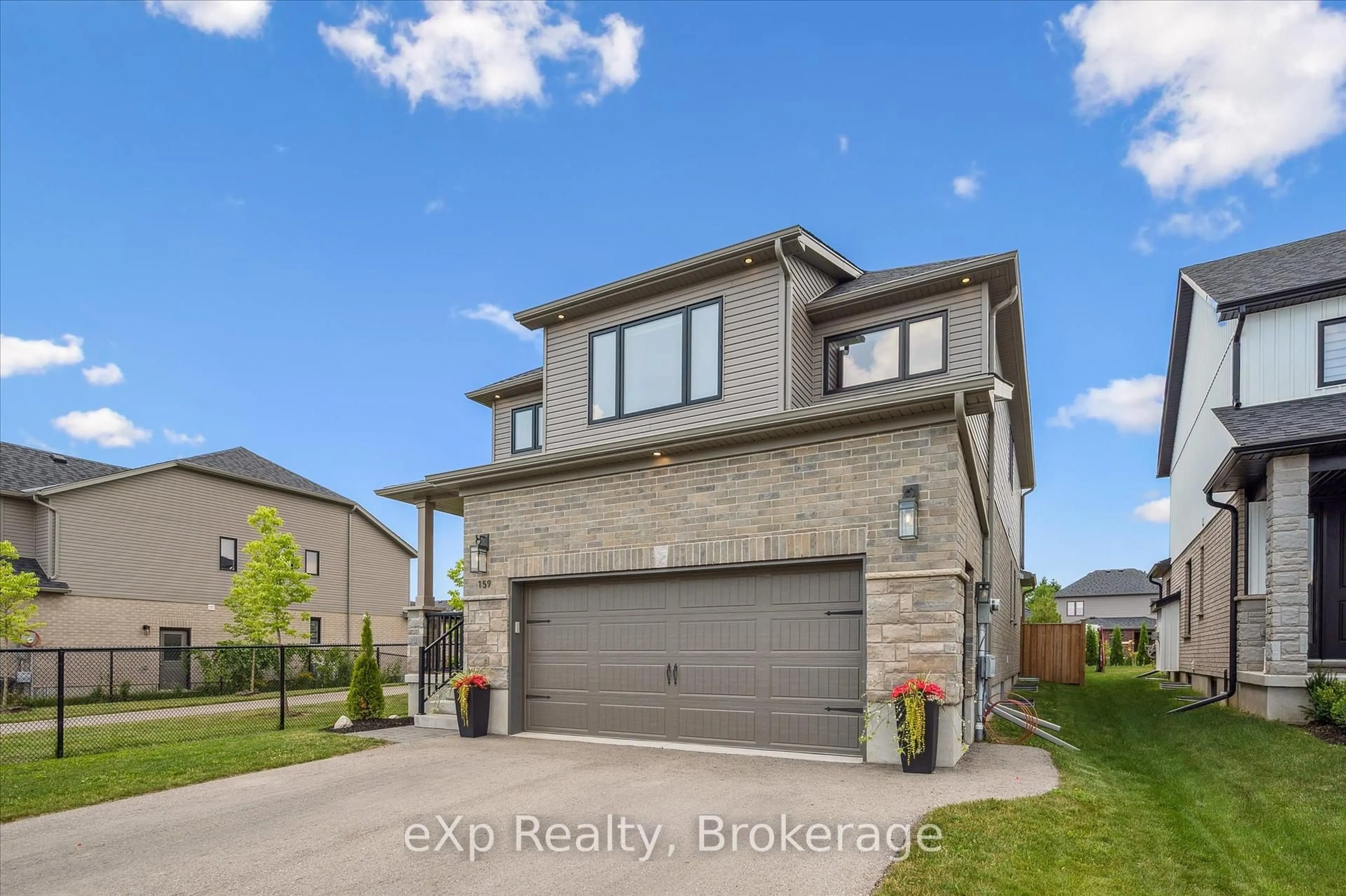 Home with brick exterior material, street for 159 Halls Dr, Centre Wellington Ontario N0B 1S0