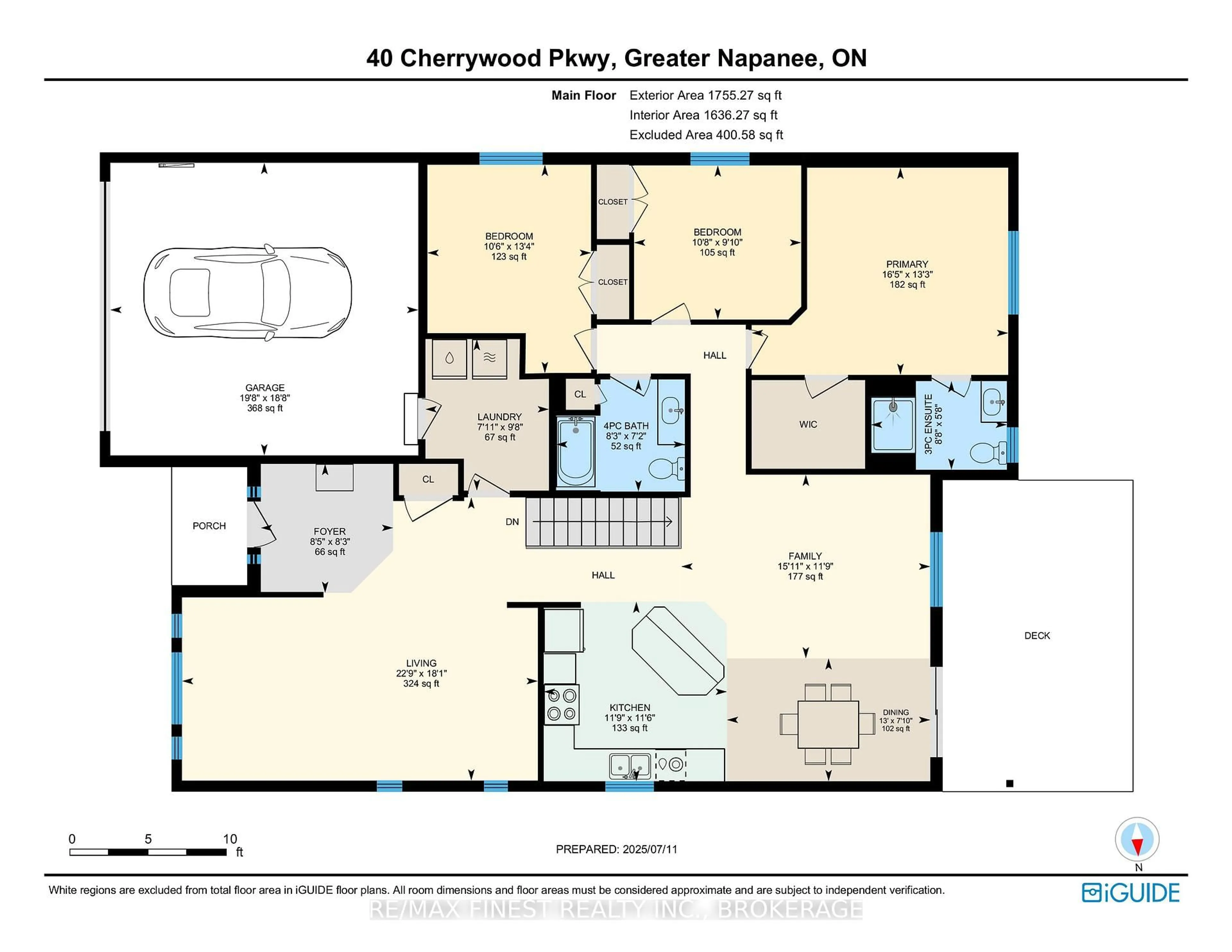 Floor plan for 40 Cherrywood Pkwy, Greater Napanee Ontario K7R 3L1