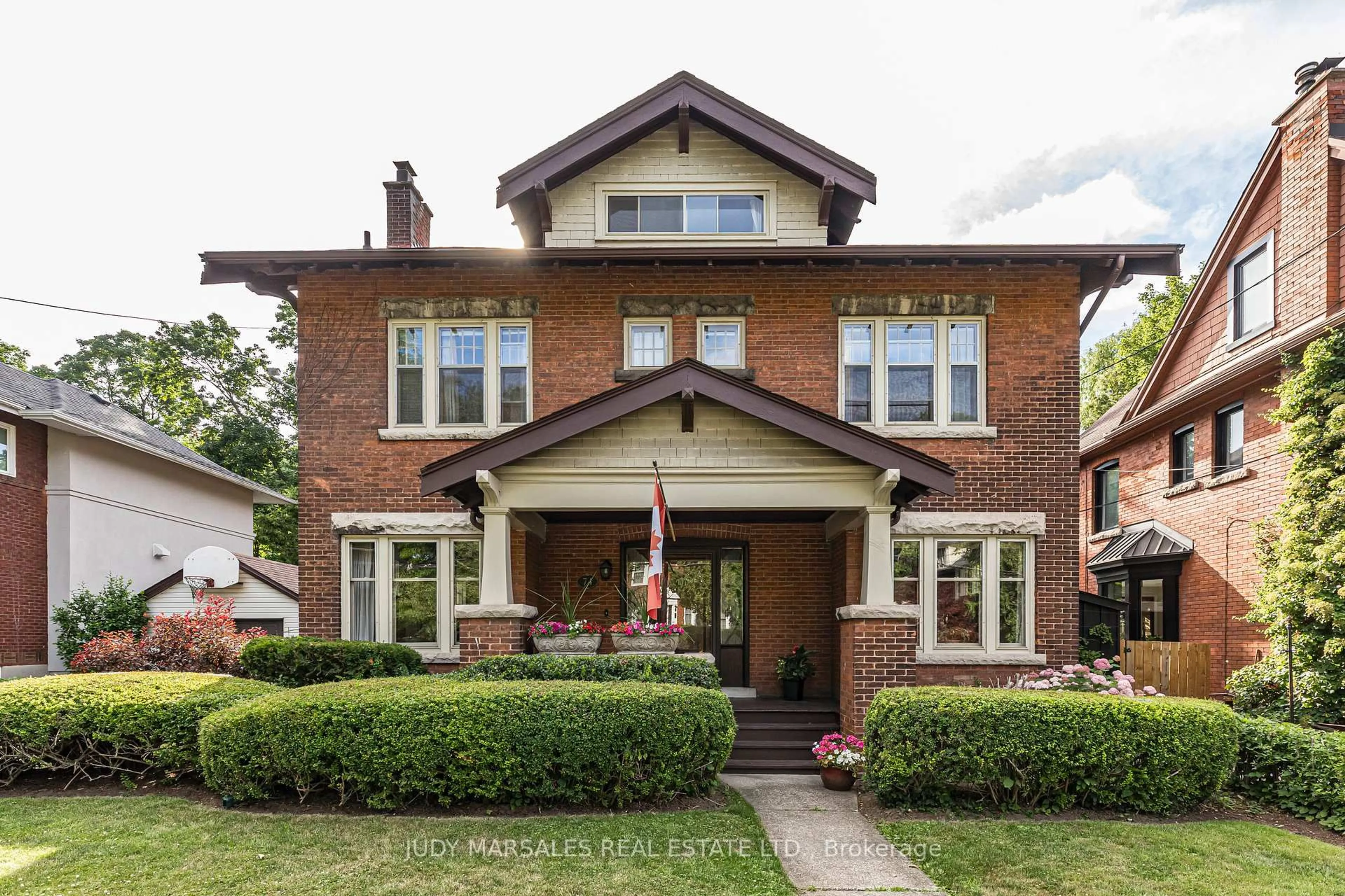 Home with brick exterior material, street for 74 Chedoke Ave, Hamilton Ontario L8P 4N9